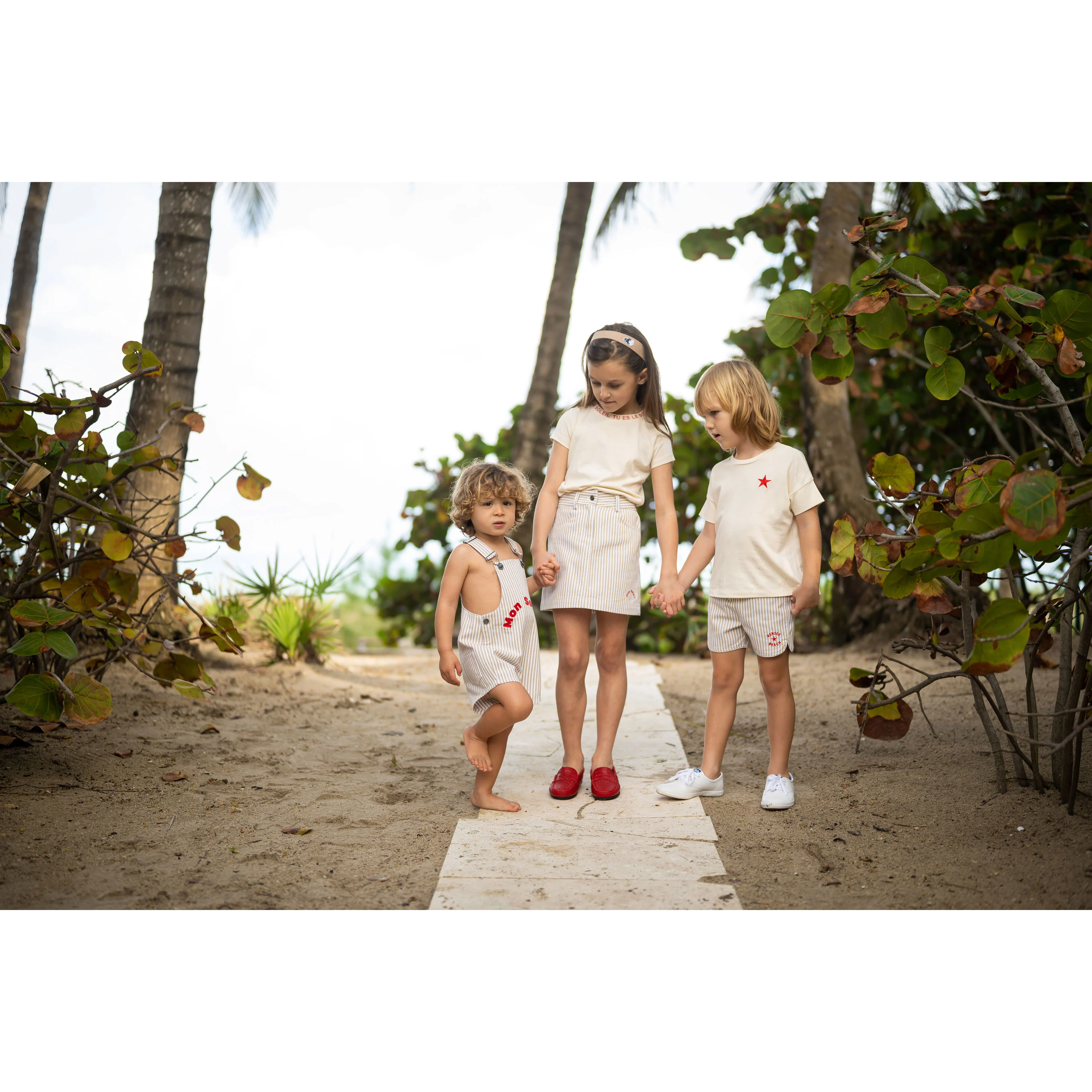 Coco Blanc Cream Cotton Tee - Image 2