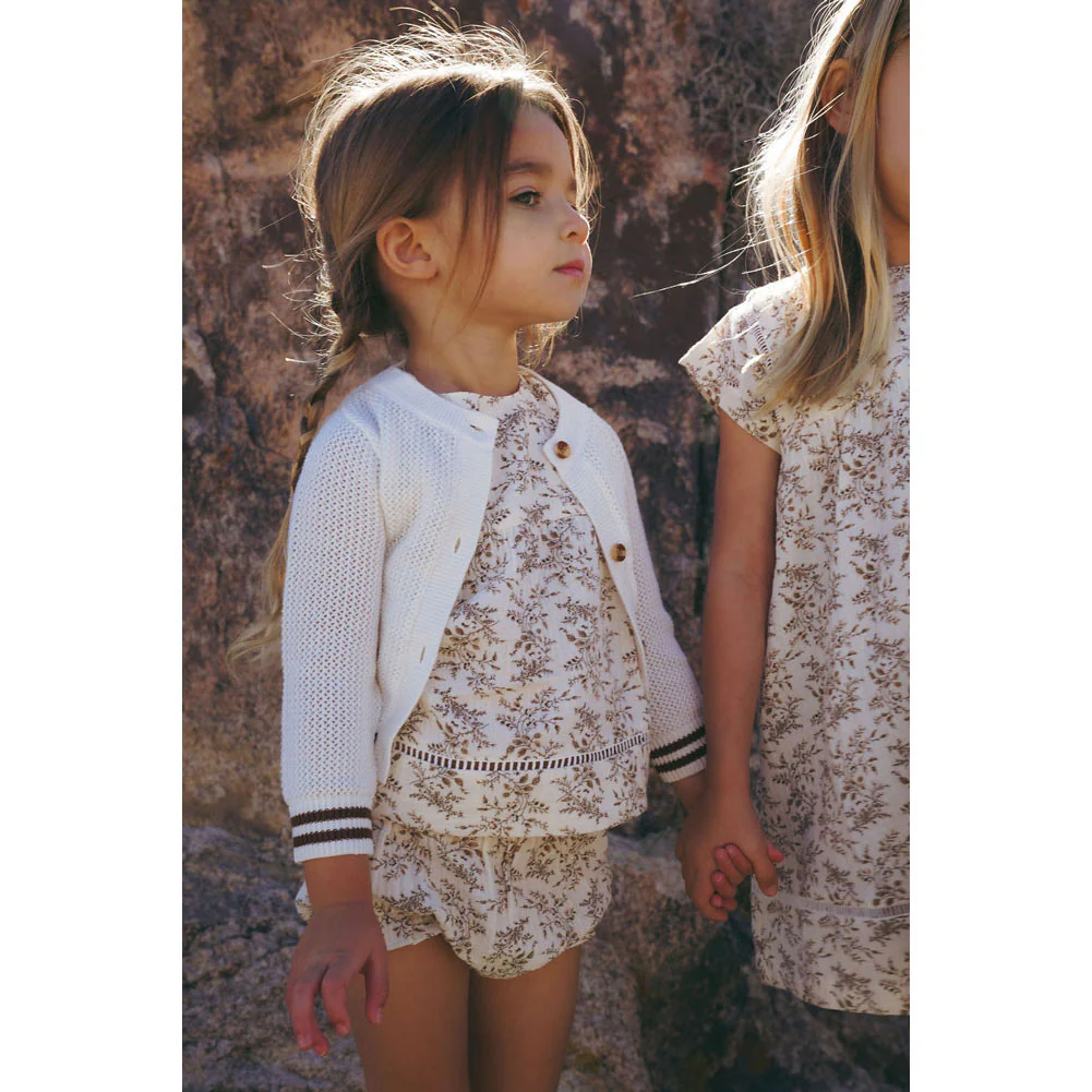 Coco Blanc Cream Crochet Cardigan - Image 2
