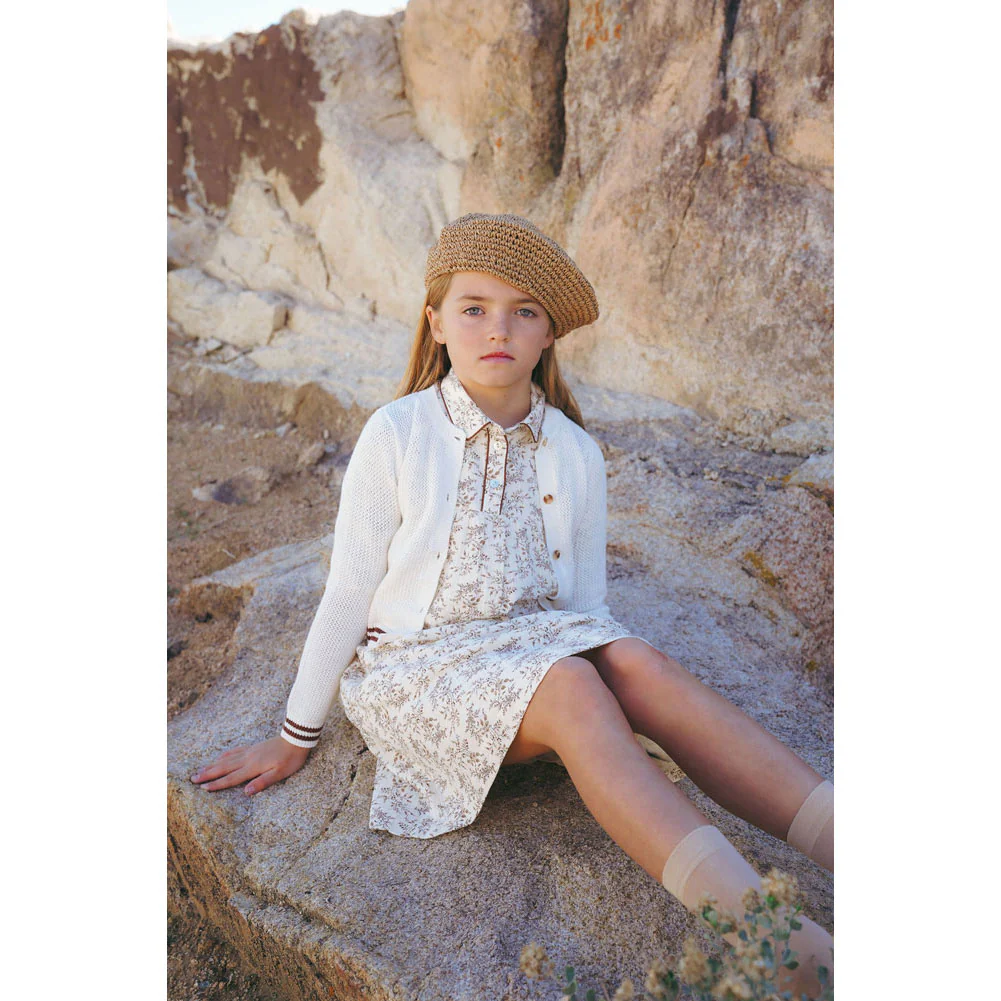 Coco Blanc Cream Crochet Cardigan - Image 4