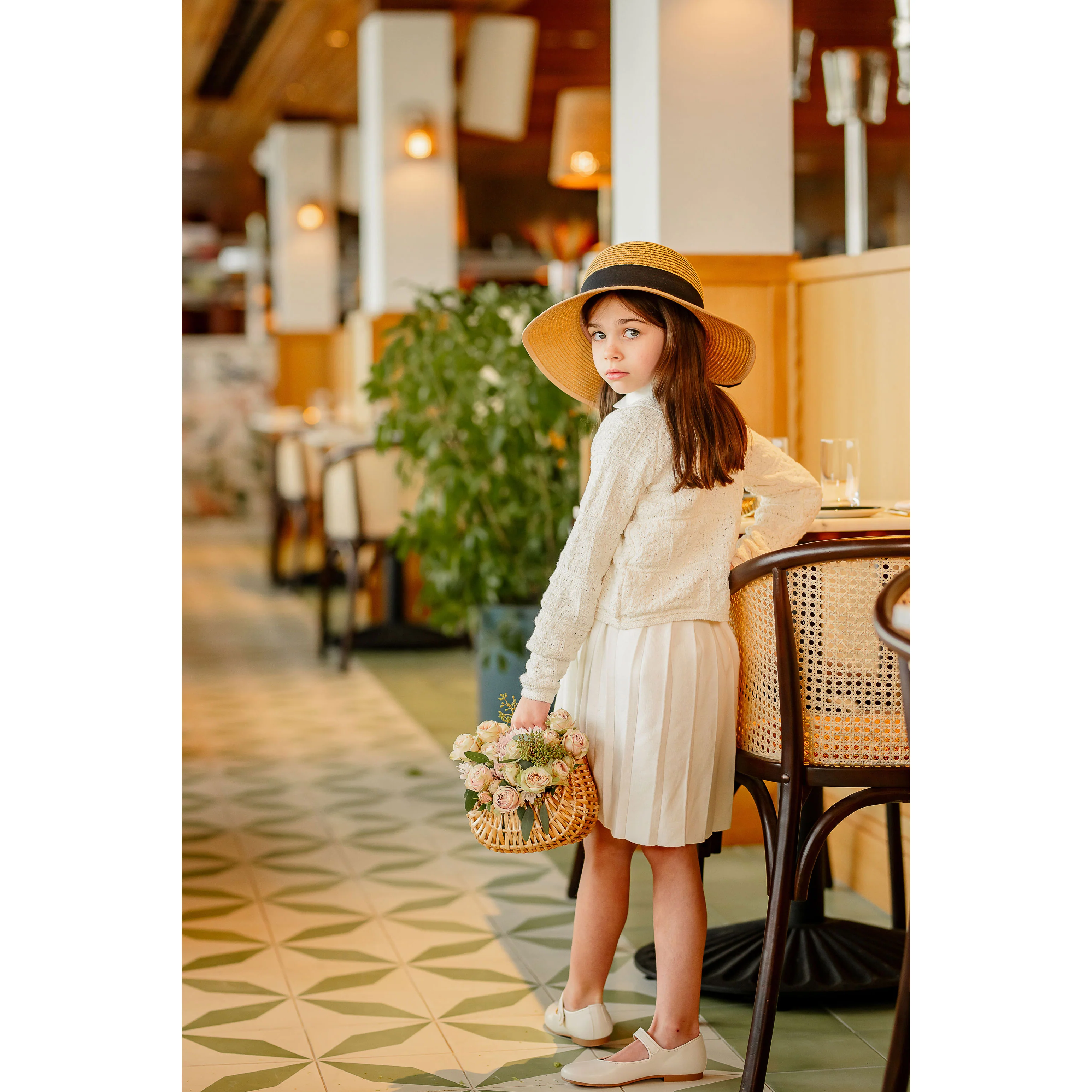 Coco Blanc Cream Crochet Cardigan - Image 4