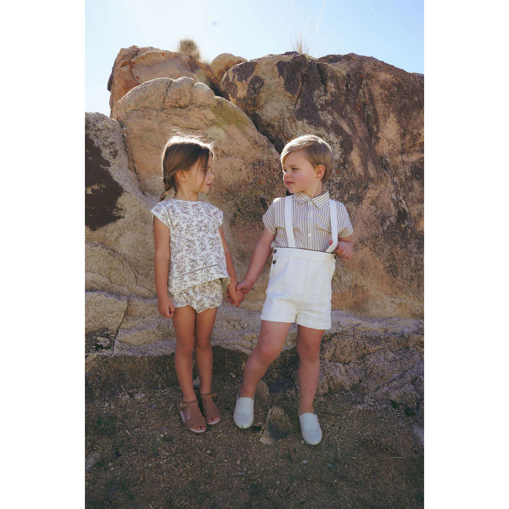 Coco Blanc Floral Bloomer Set - Image 2
