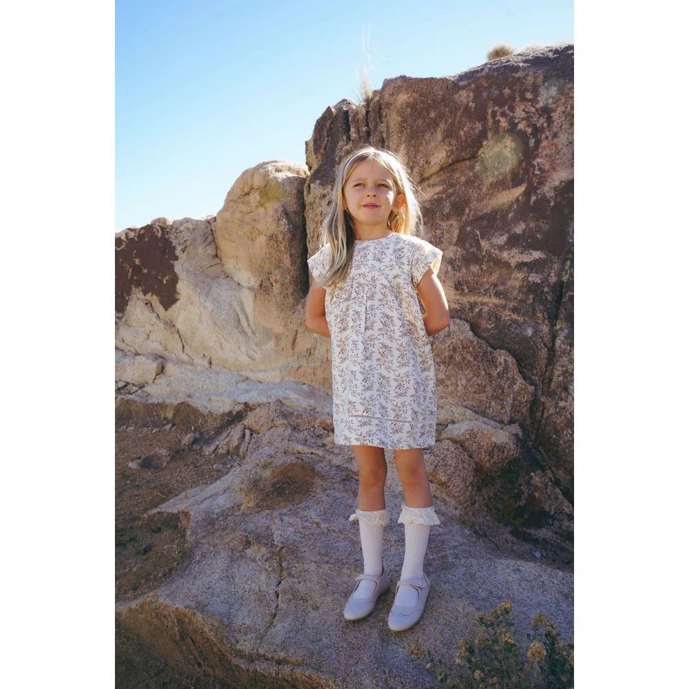 Coco Blanc Floral Short Sleeve Dress - Image 2