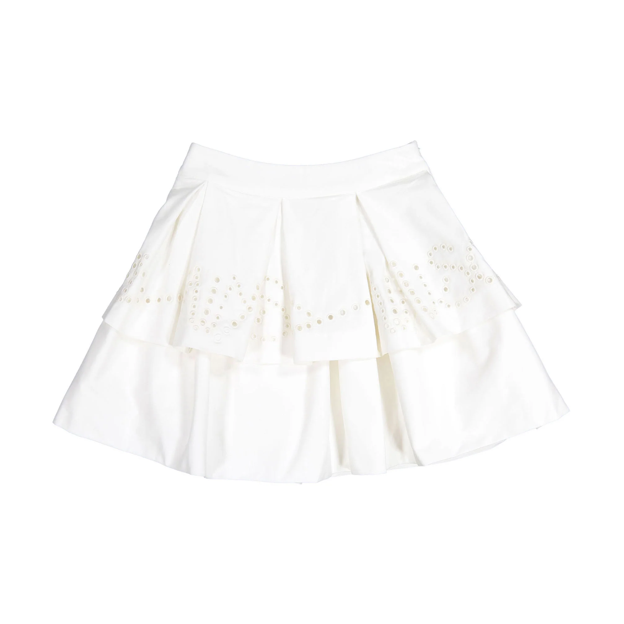Coco Blanc Ivory Eyelet Skirt