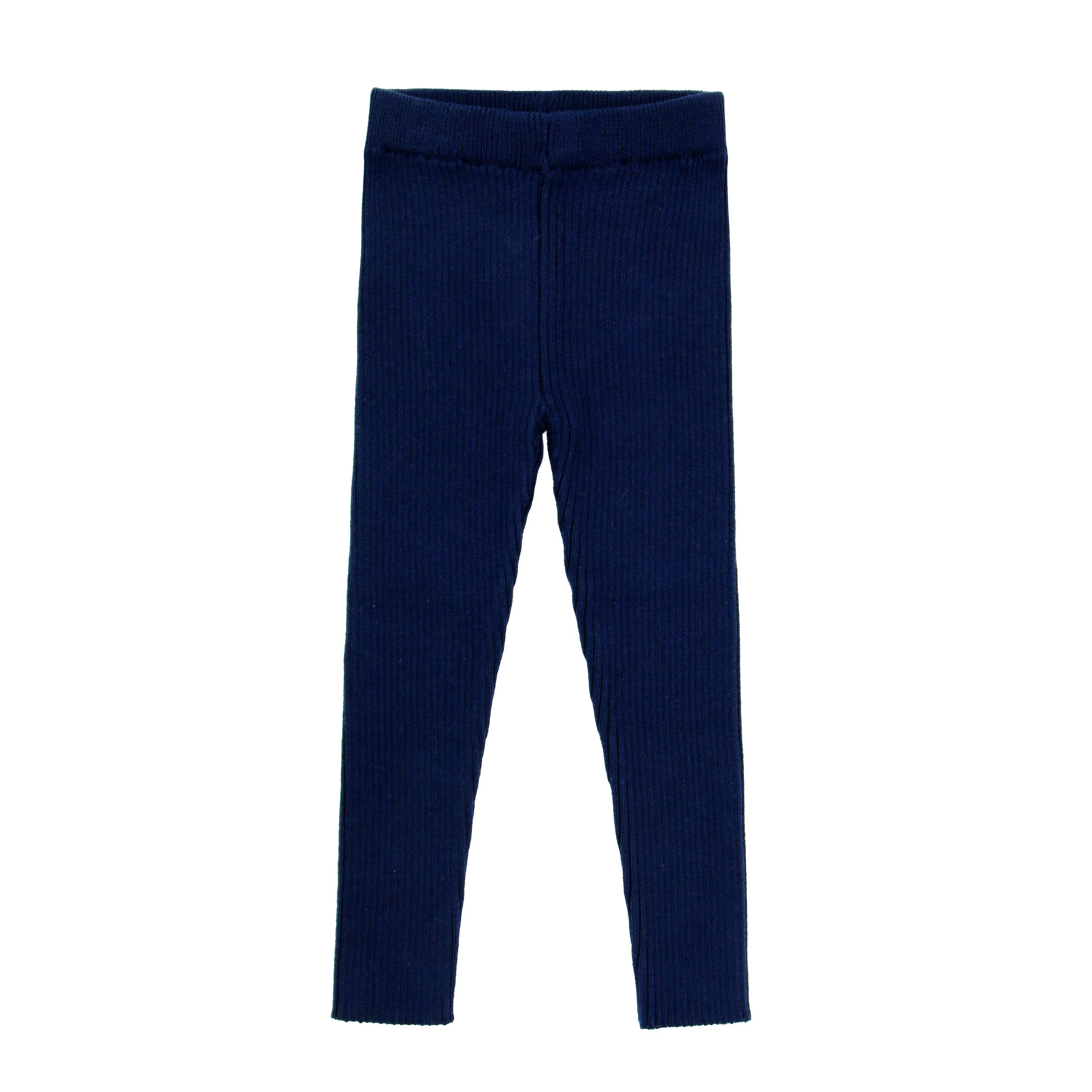 Coco Blanc Navy Ribbed Leggings