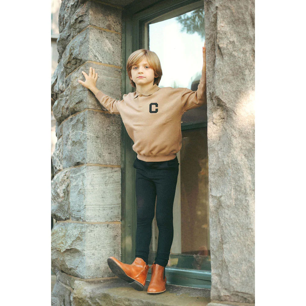 Coco Blanc Nutmeg Boys Polo - Image 2