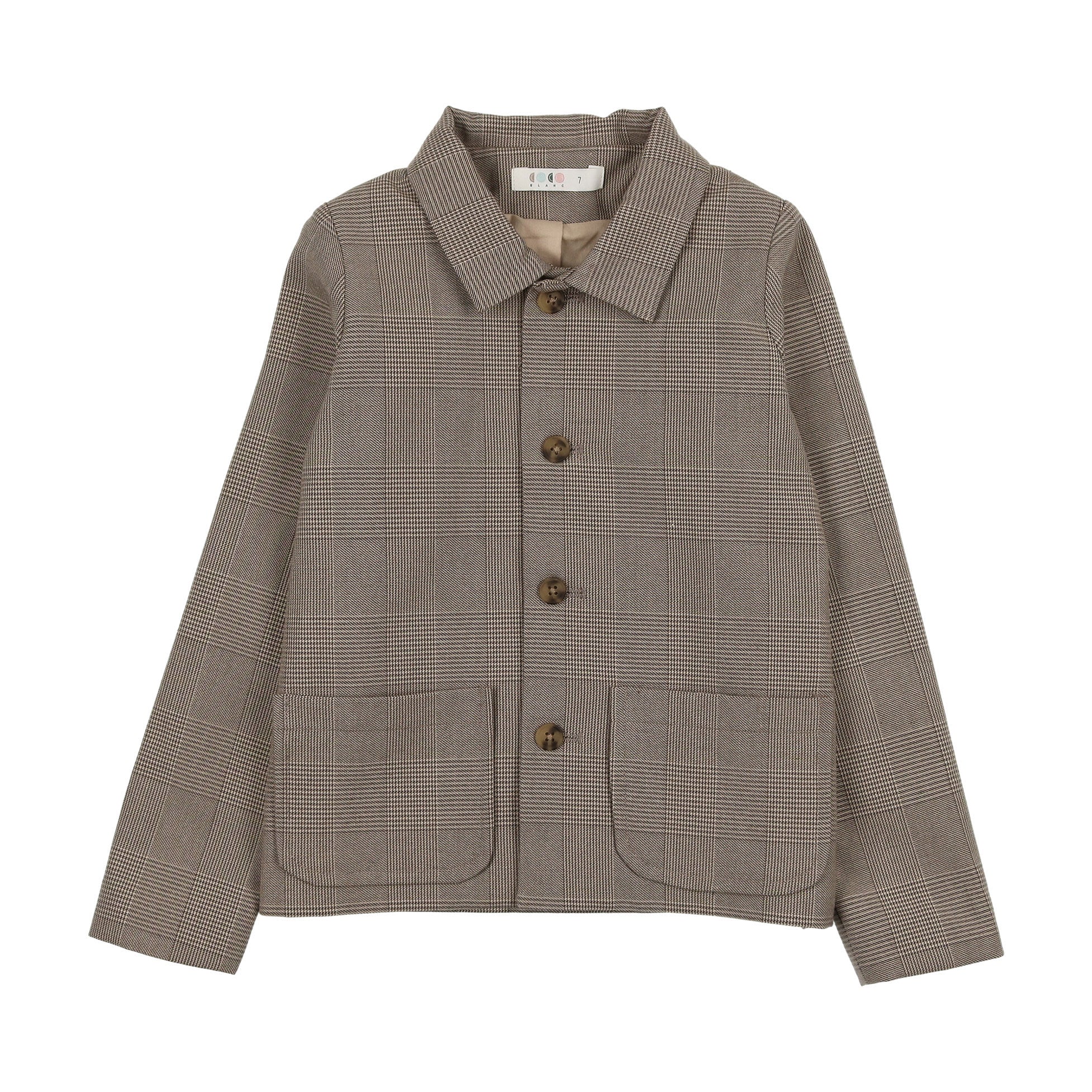Coco Blanc Plaid Boys Suit - Image 2