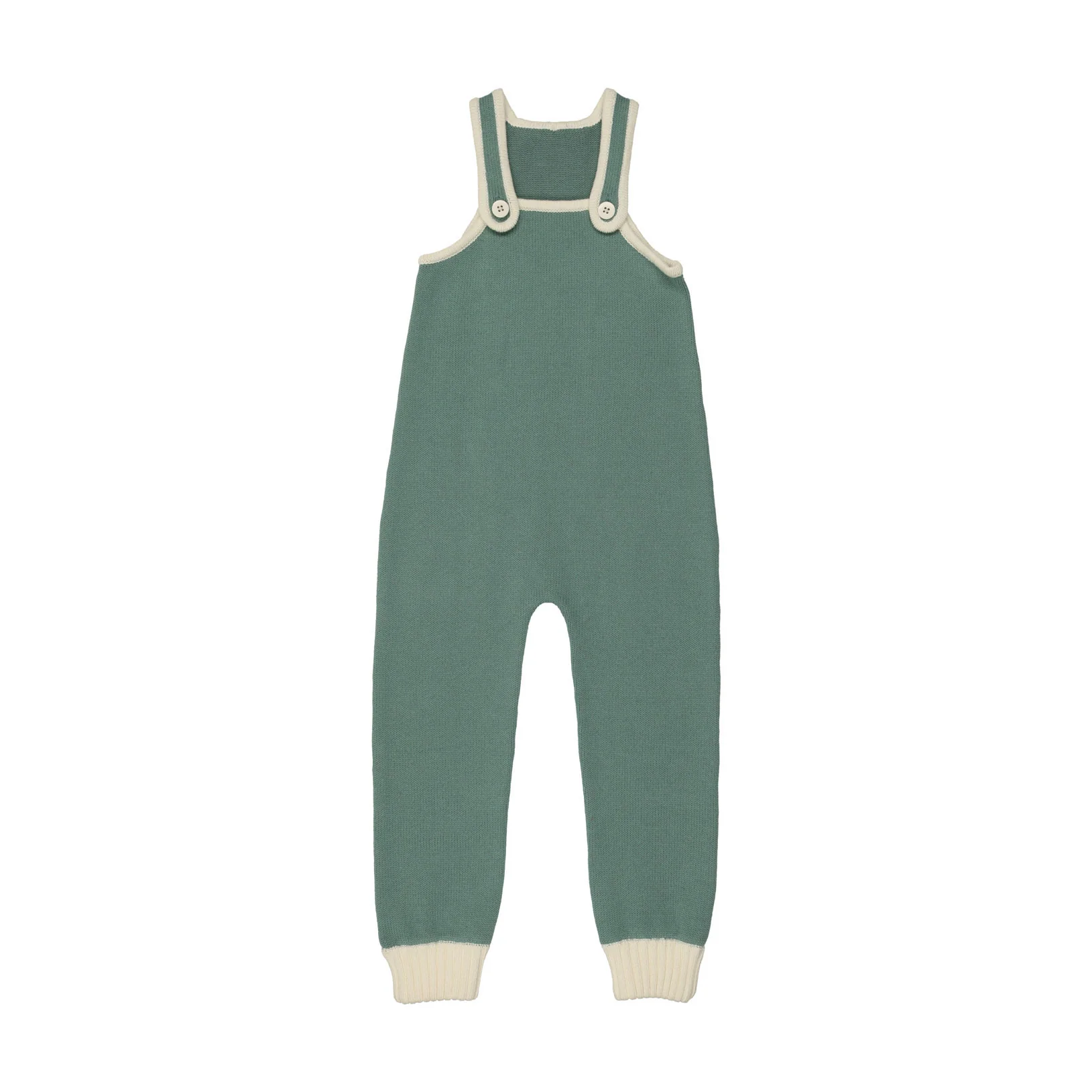 Coco Blanc Sage Long Knit Romper