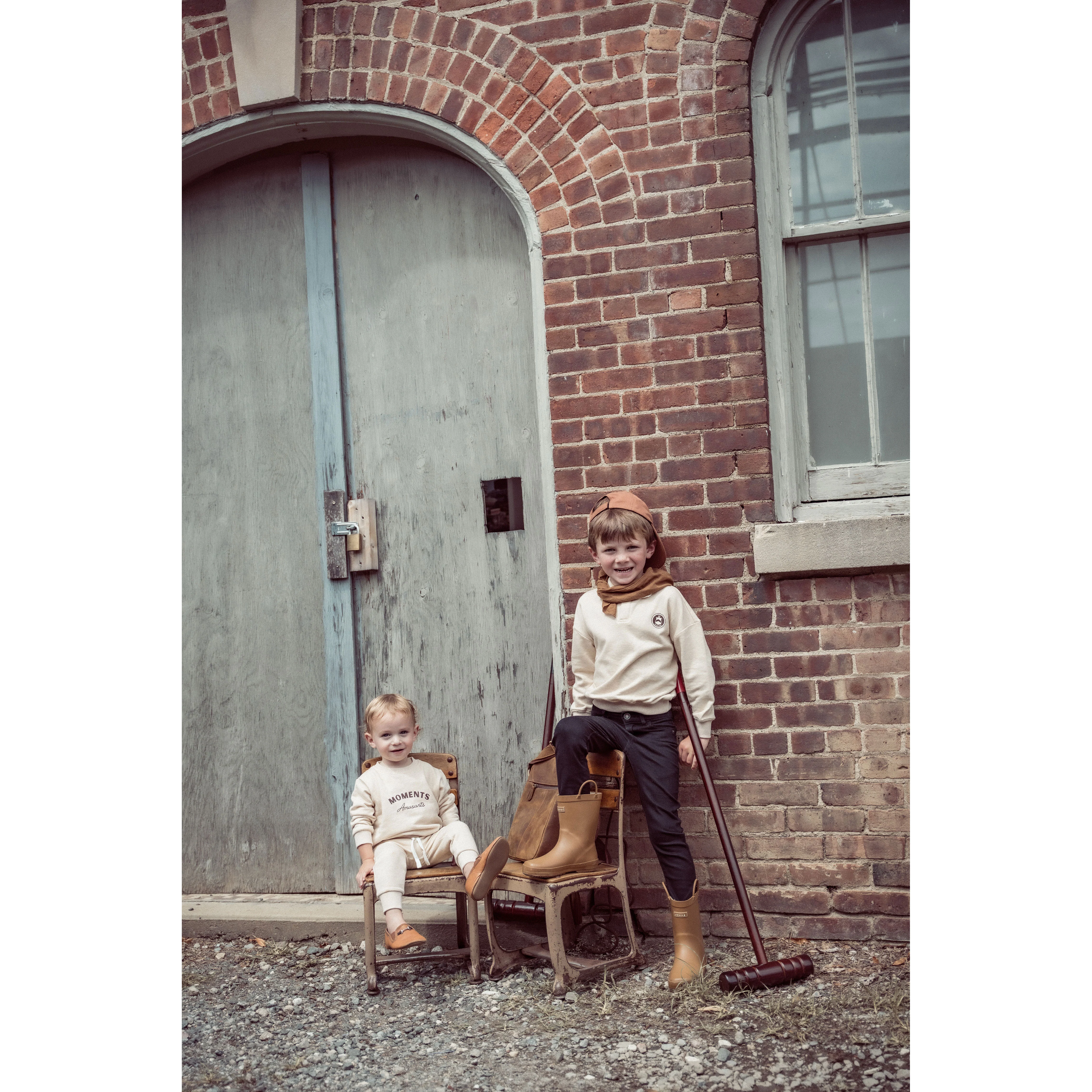 Coco Blanc Tan Sweatshirt Set - Image 2