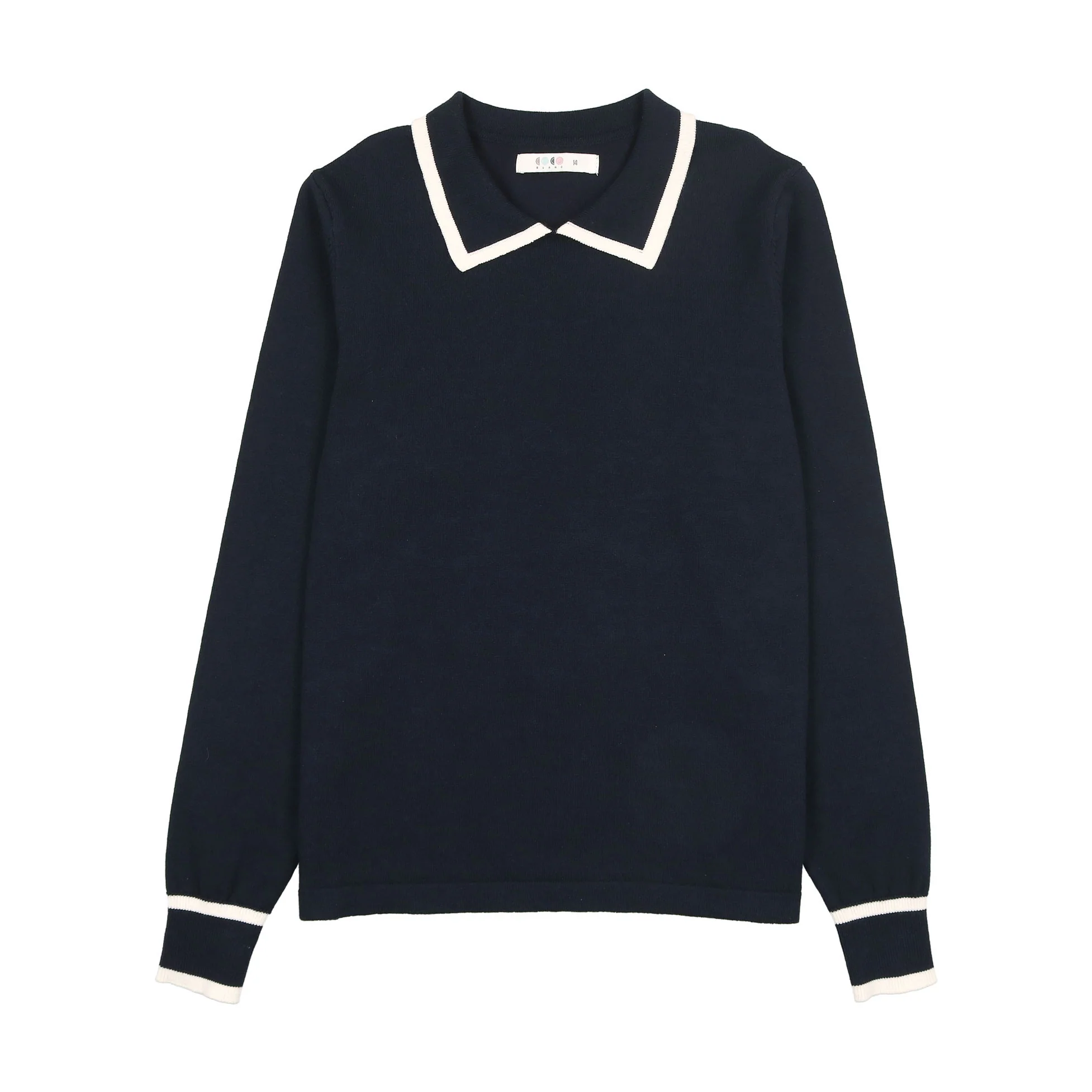 Coco Blanc White Collared Sweater