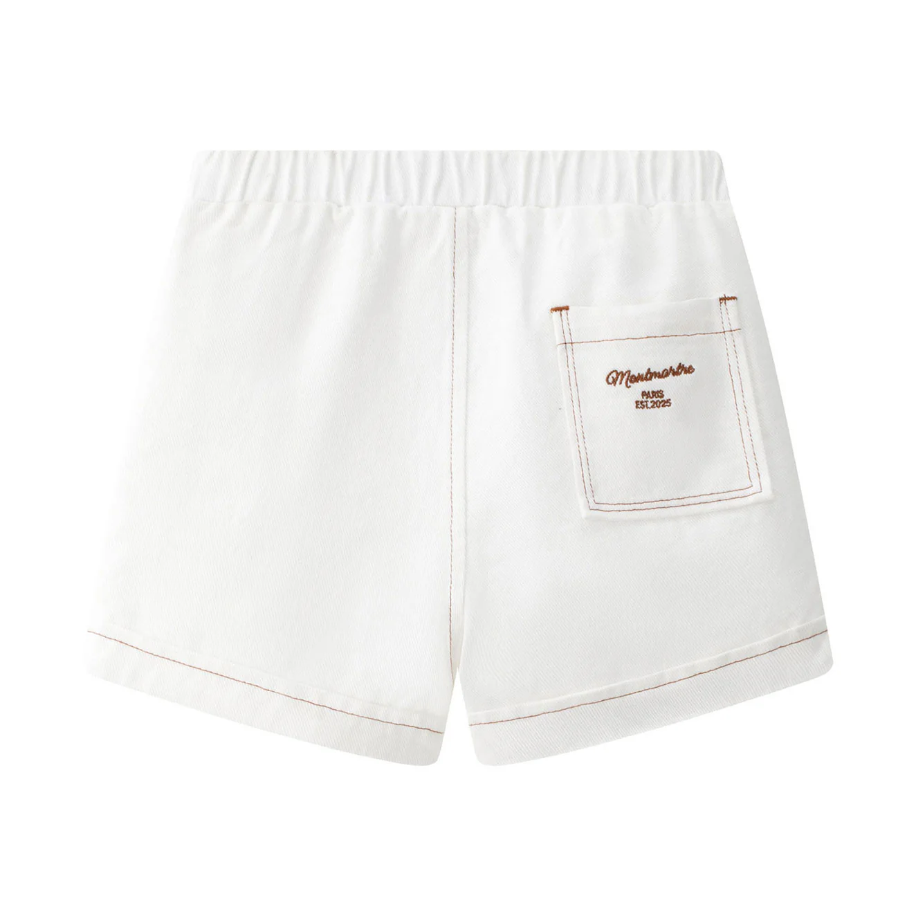 Coco Blanc White Denim Shorts - Image 2