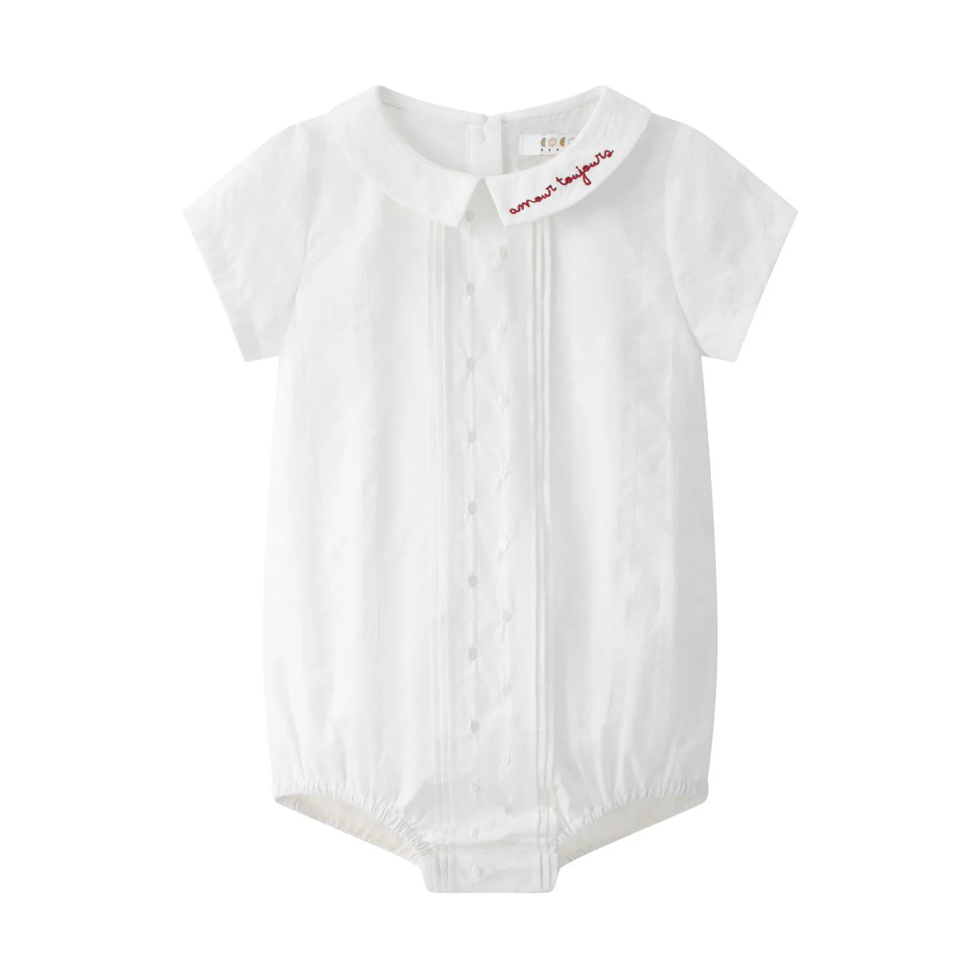 Coco Blanc White Peter Pan Romper