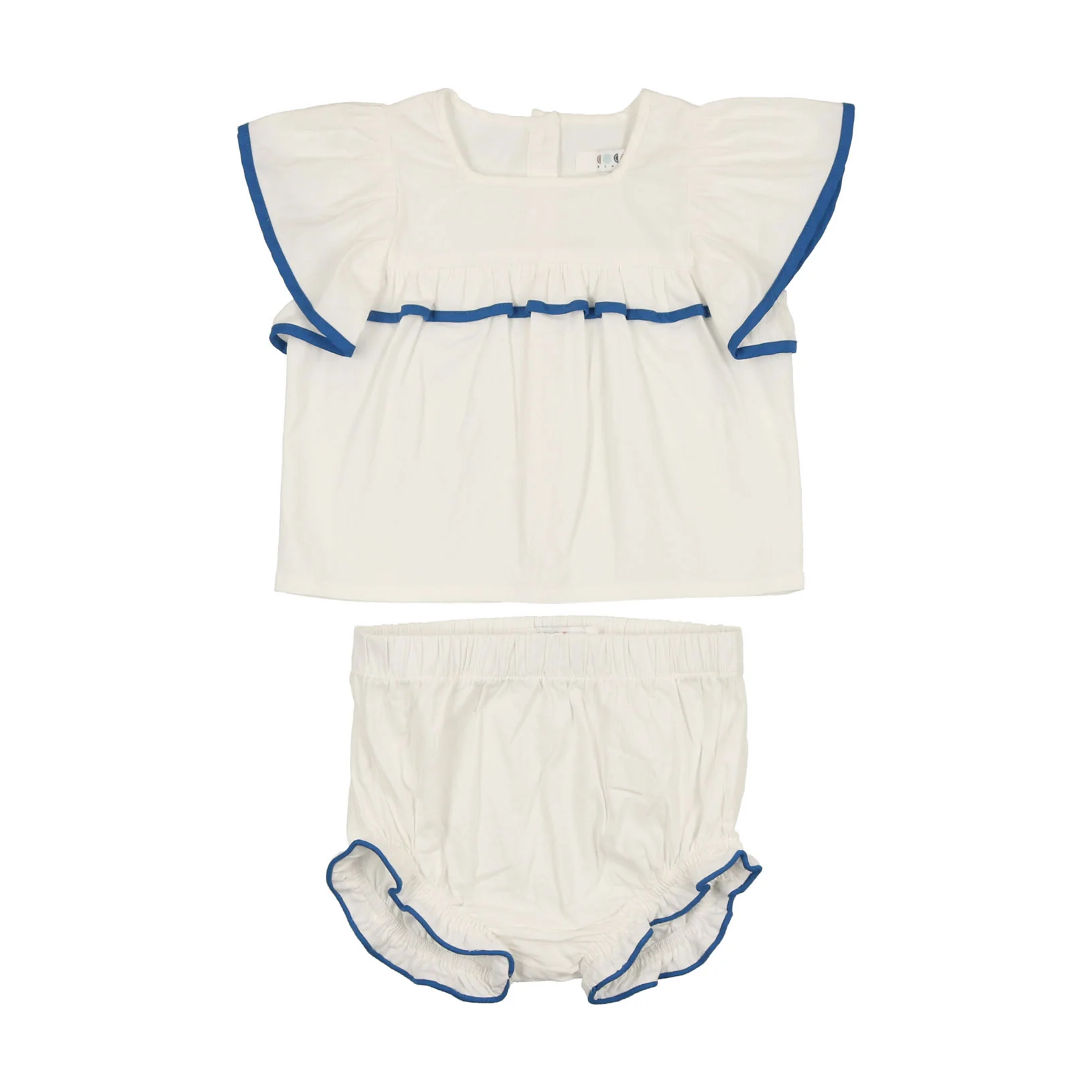 Coco Blanc White Ruffle Poplin Set