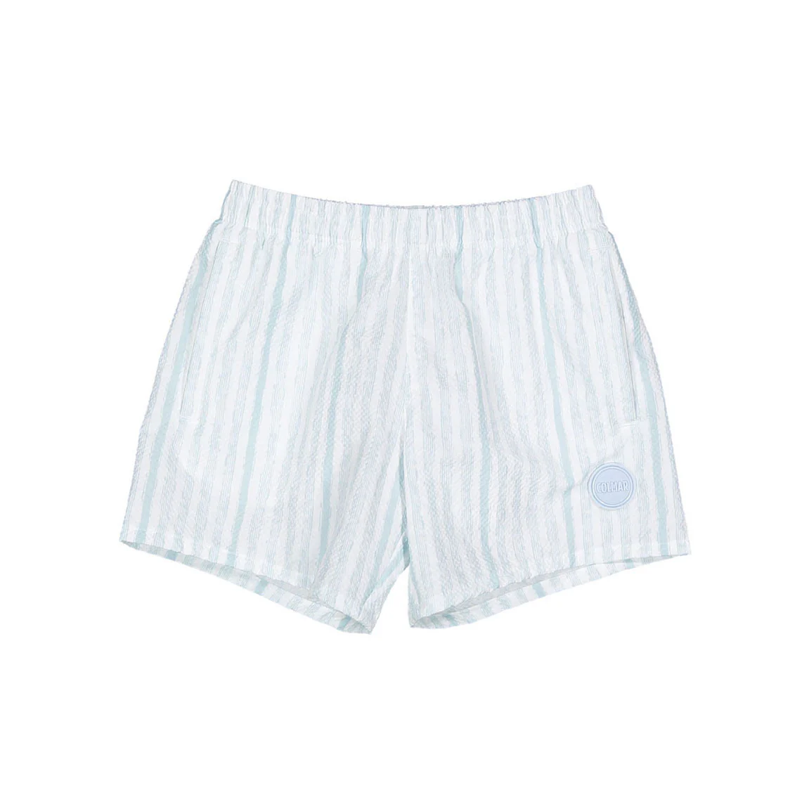 Colmar Angelic Blue Seersucker Swim Trunks