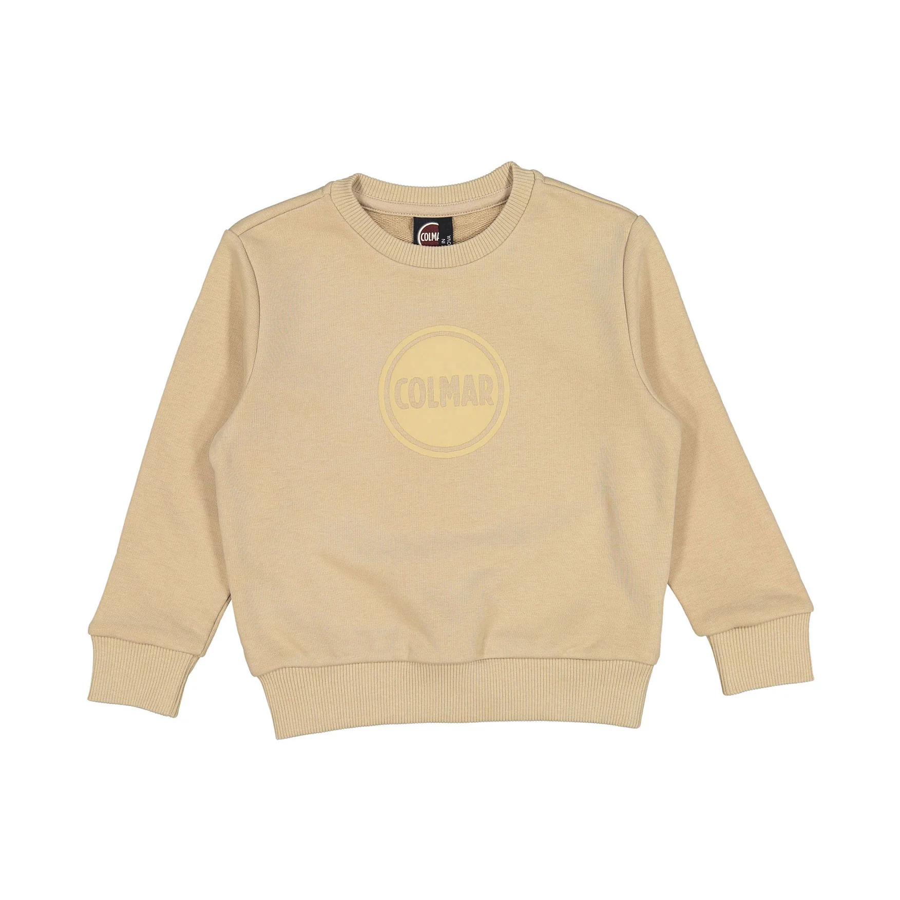 Colmar Beige Solid Logo Sweatshirt
