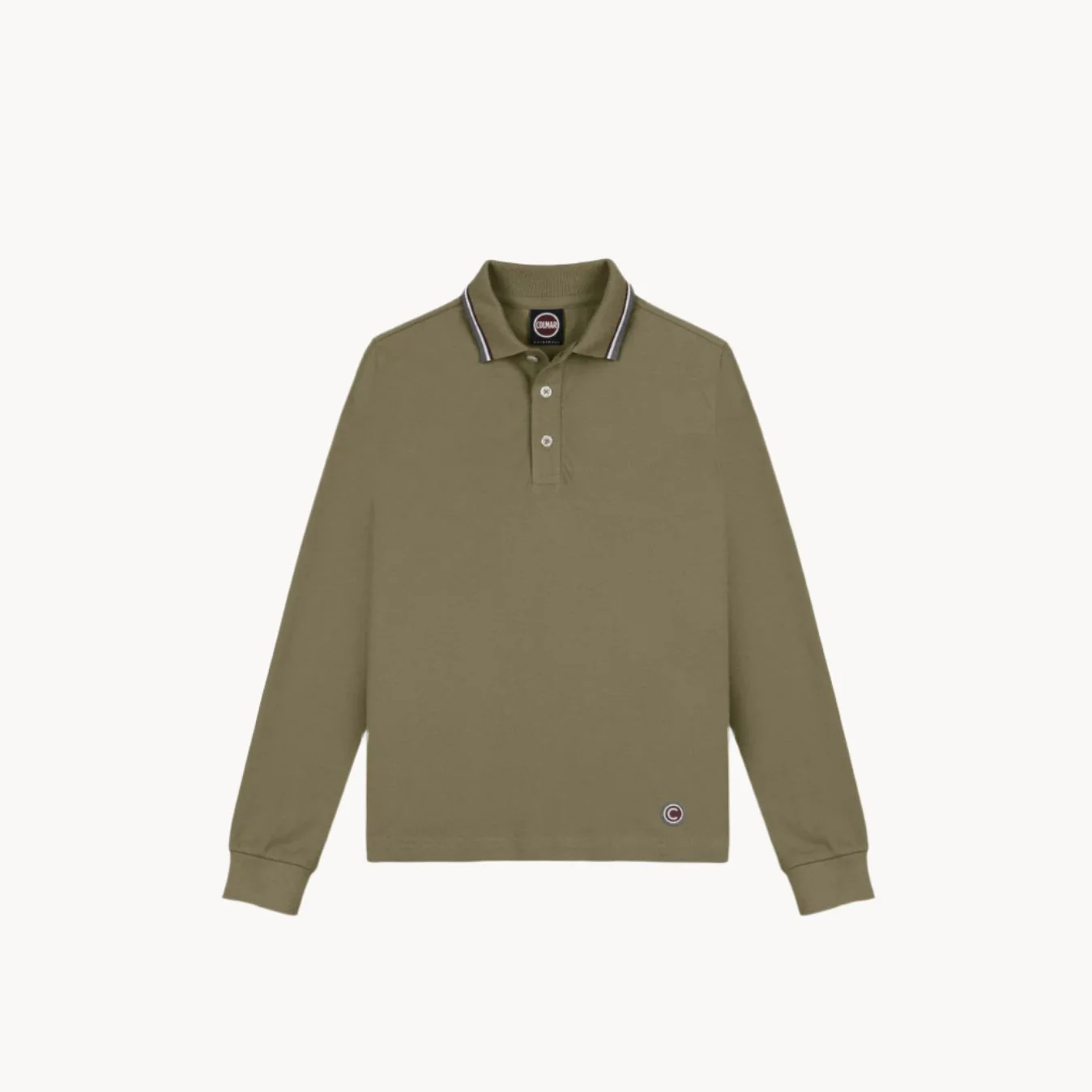 Colmar Green Trim Collar Polo
