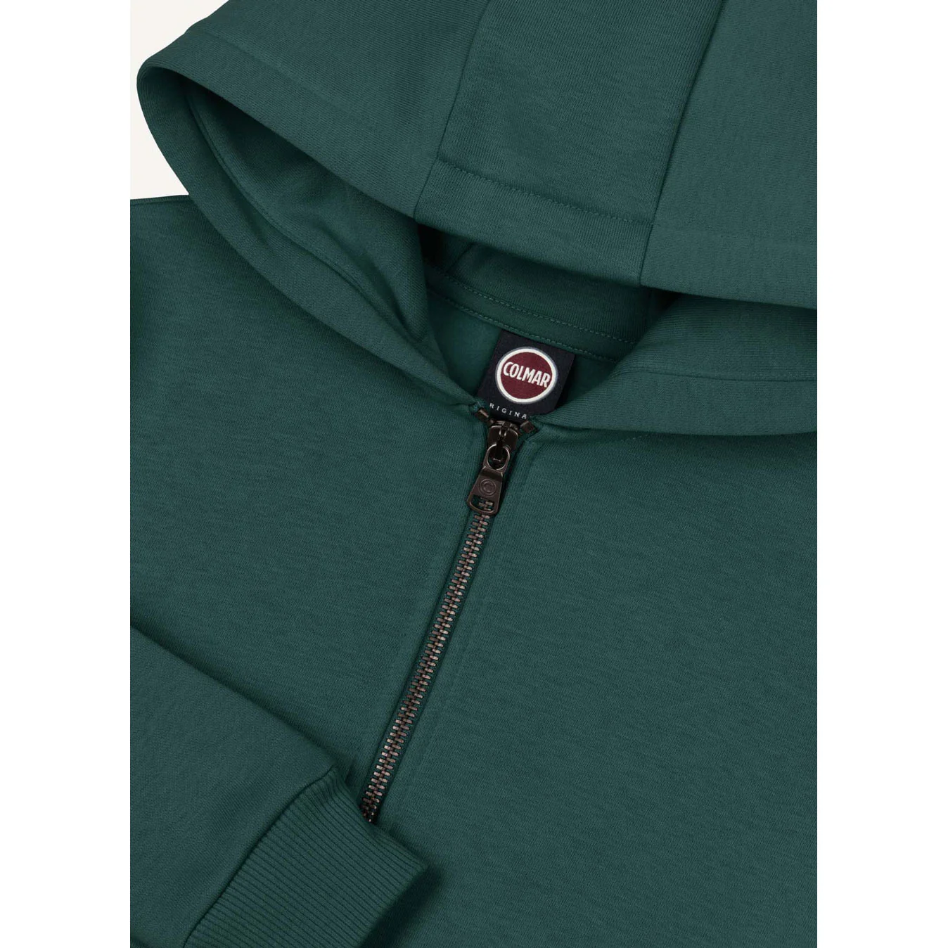 Colmar Green Zip Up Modish Sweatshirt - Image 3