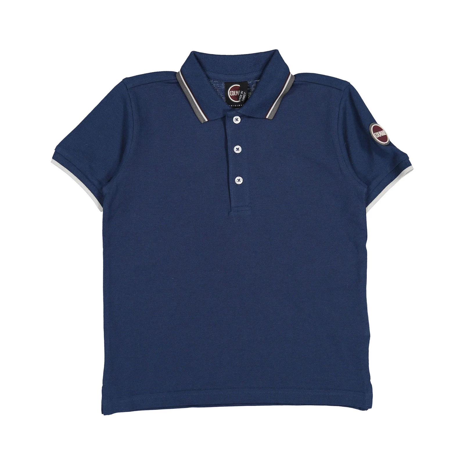 Colmar Navy Collar Trim Polo