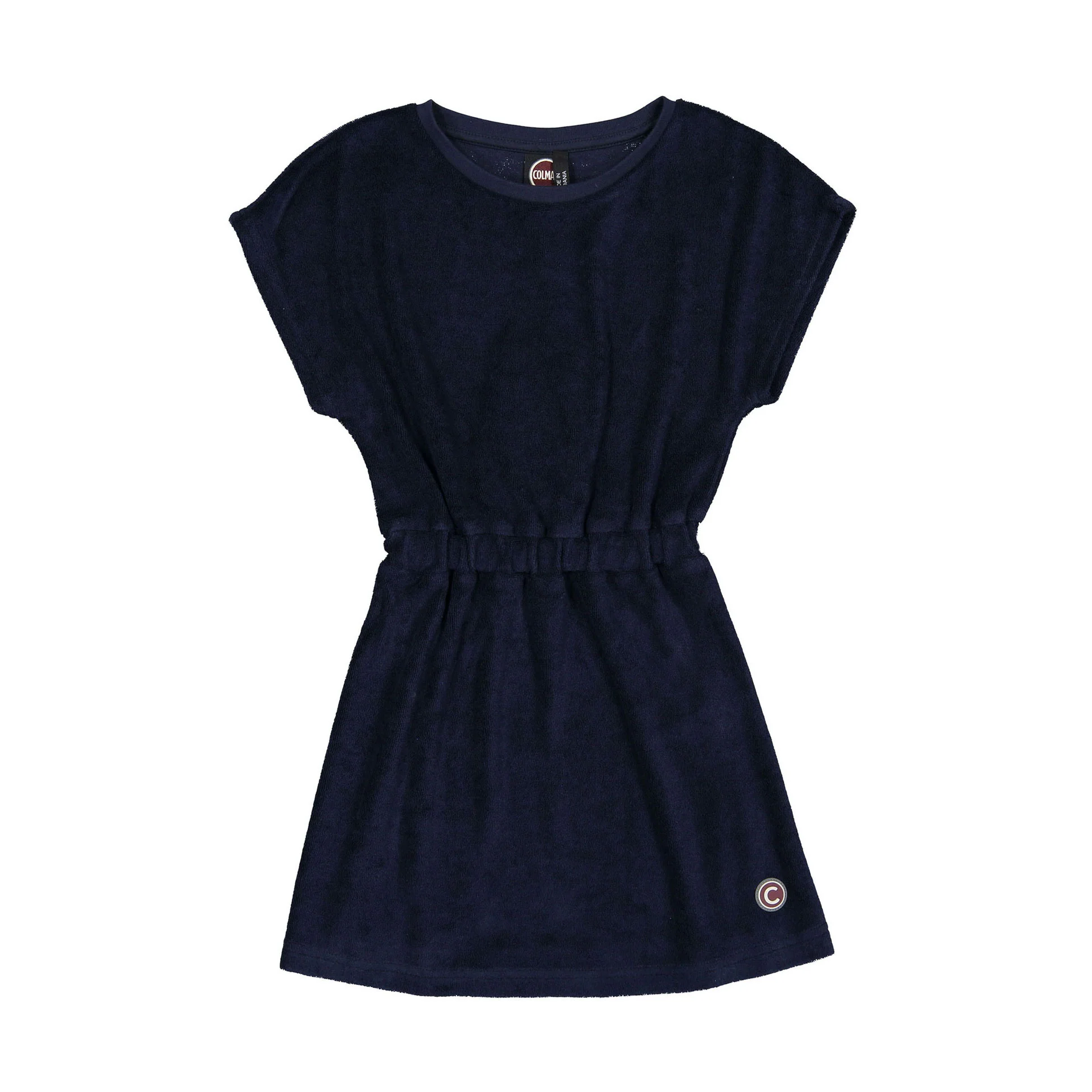Colmar Navy Terry Cinched Dress