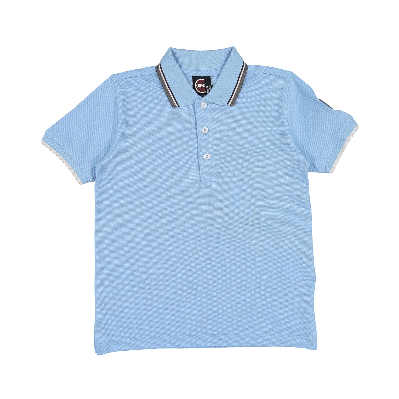 Colmar Sky Blue Collar Trim  Polo