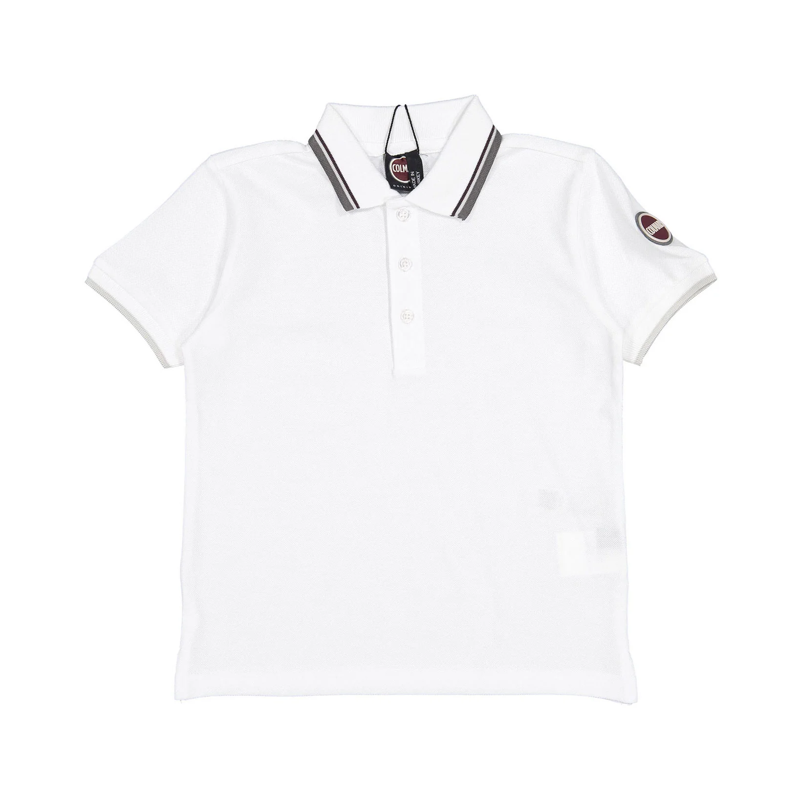 Colmar White Collar Trim Polo