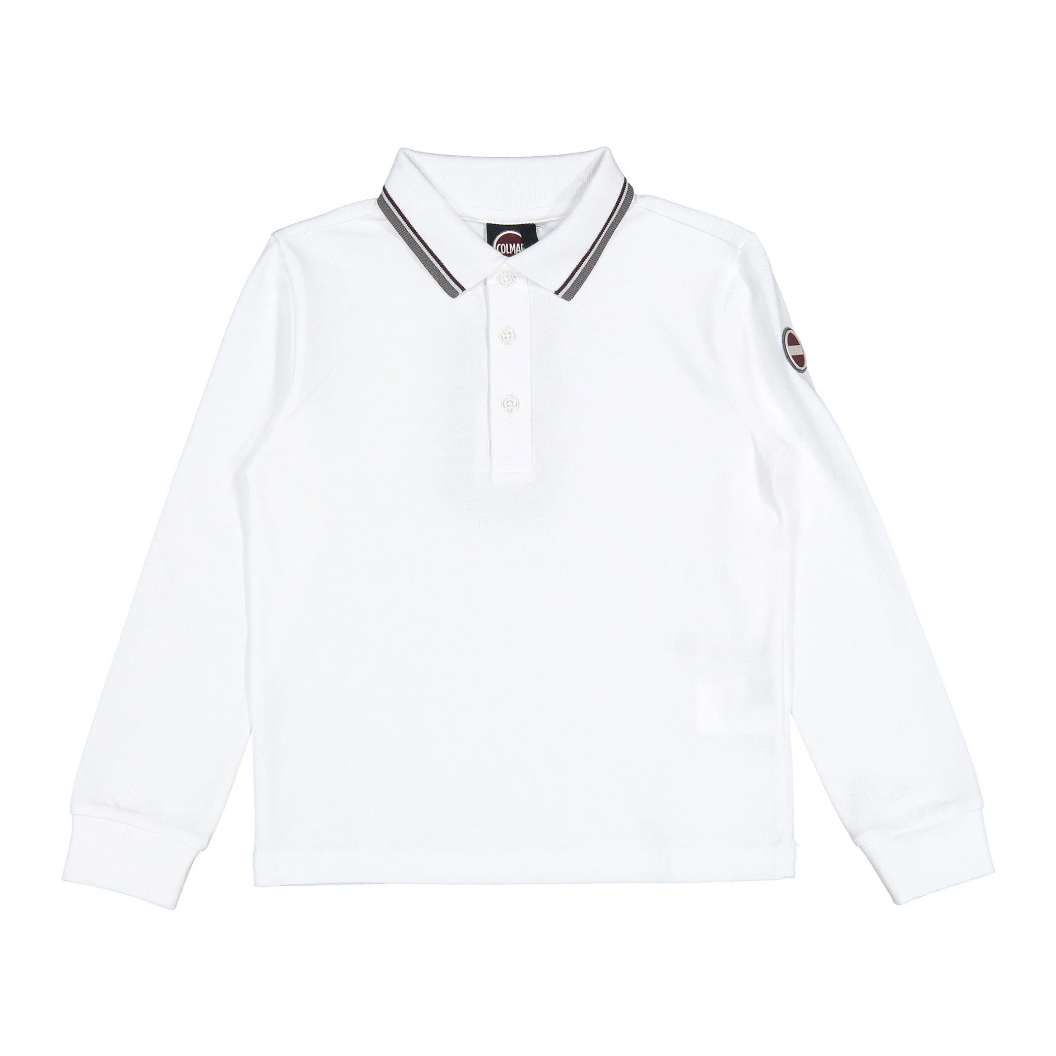Colmar White Collared Trim Polo