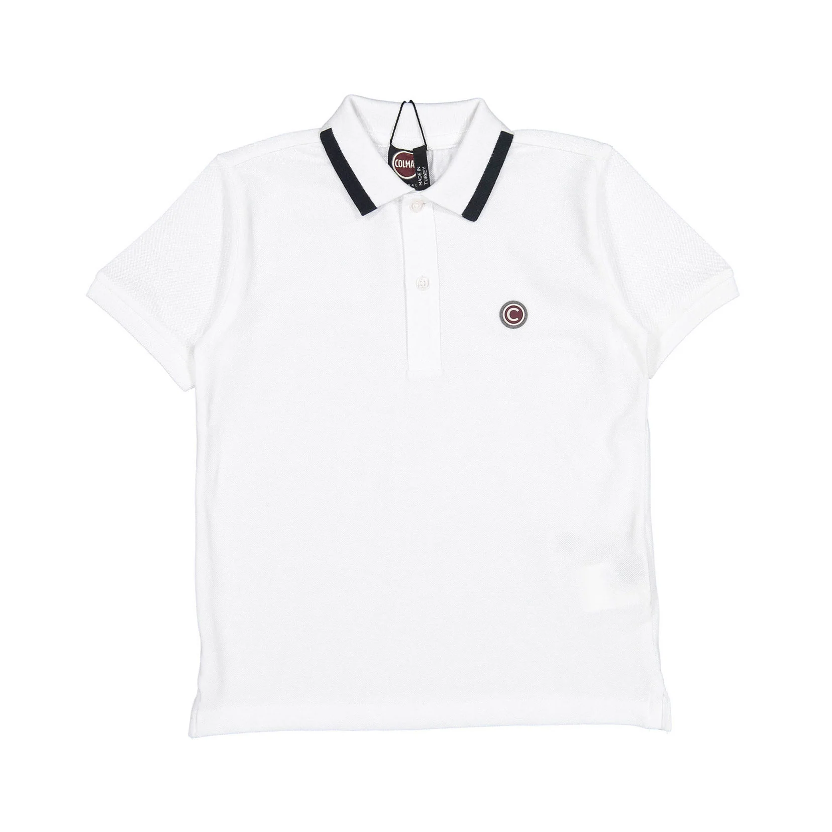 Colmar White Logo On Chest Polo