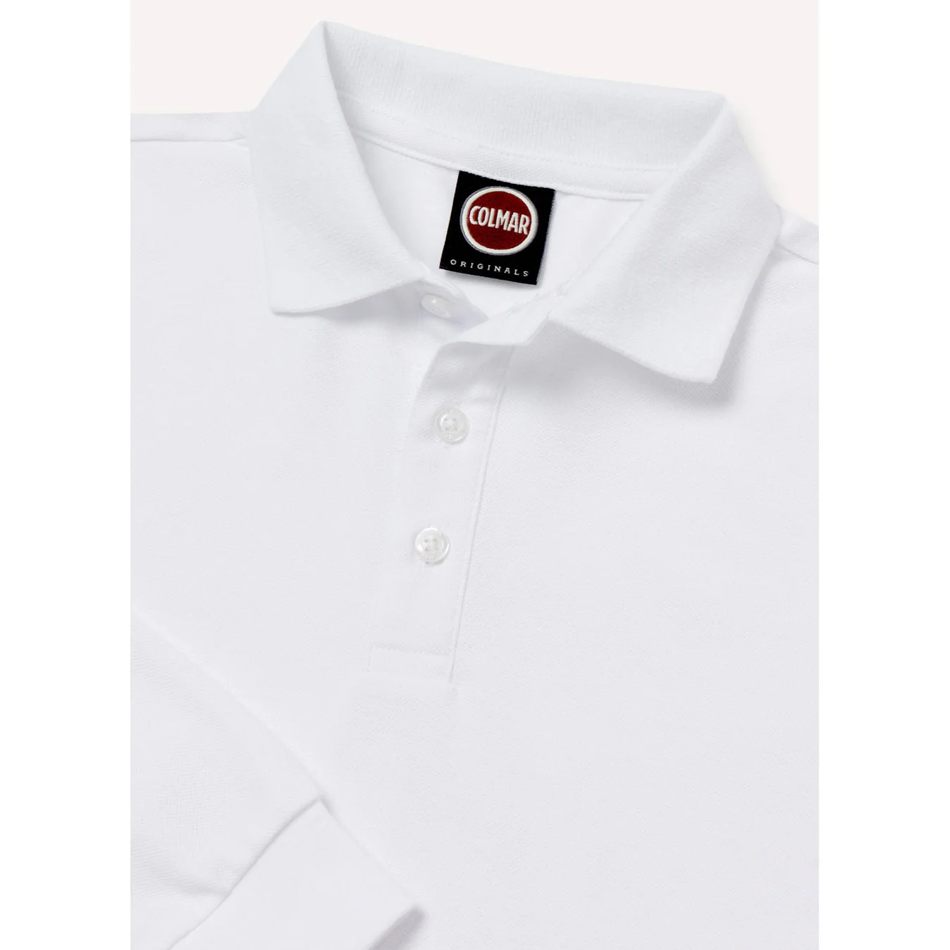 Colmar White Solid Polo - Image 3