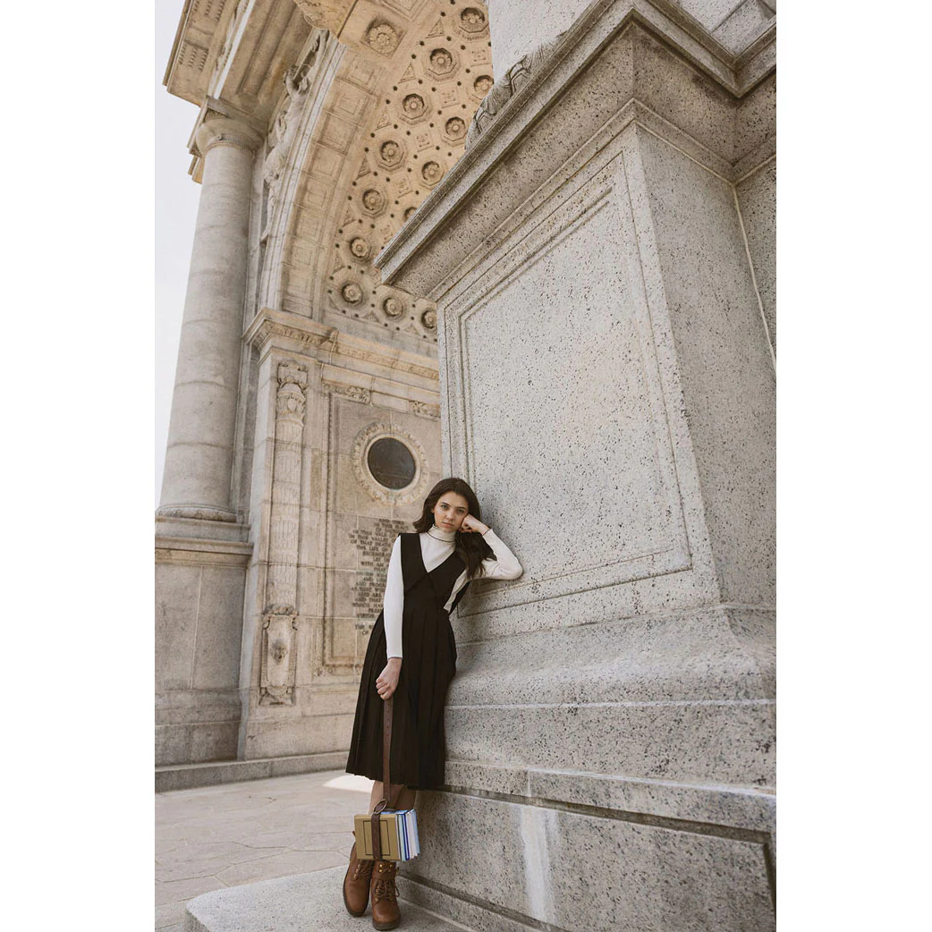 Darlin Black Pleated Jumper - Image 5