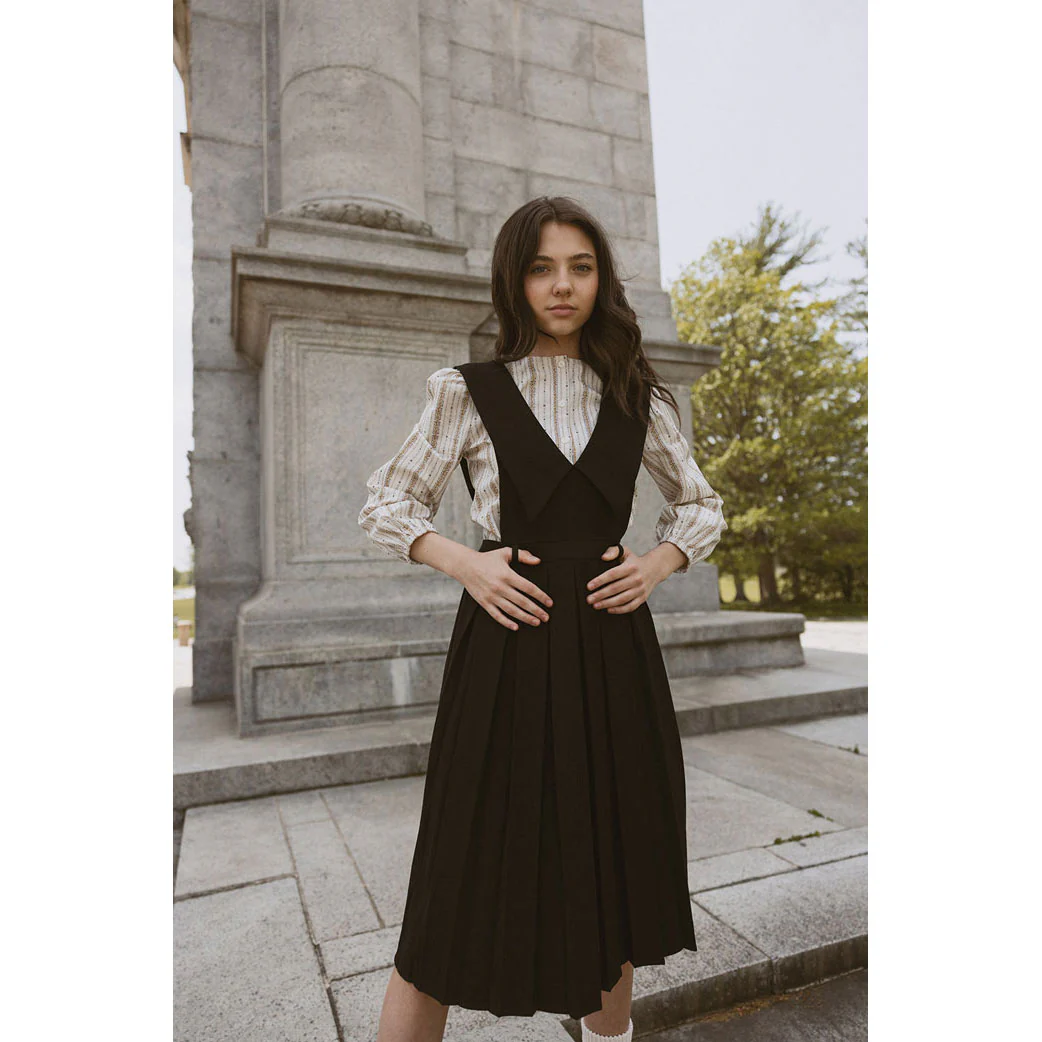 Darlin Cream Stripe Detailed Blouse - Image 2