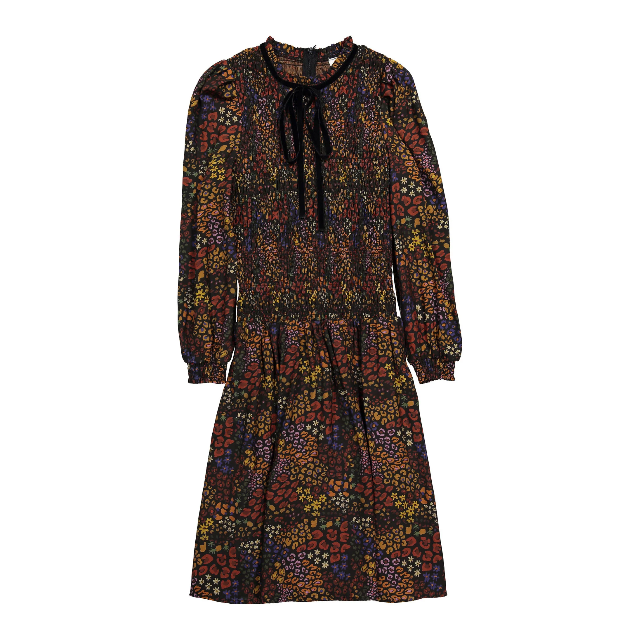 Darlin Multi Floral Smocked Dress