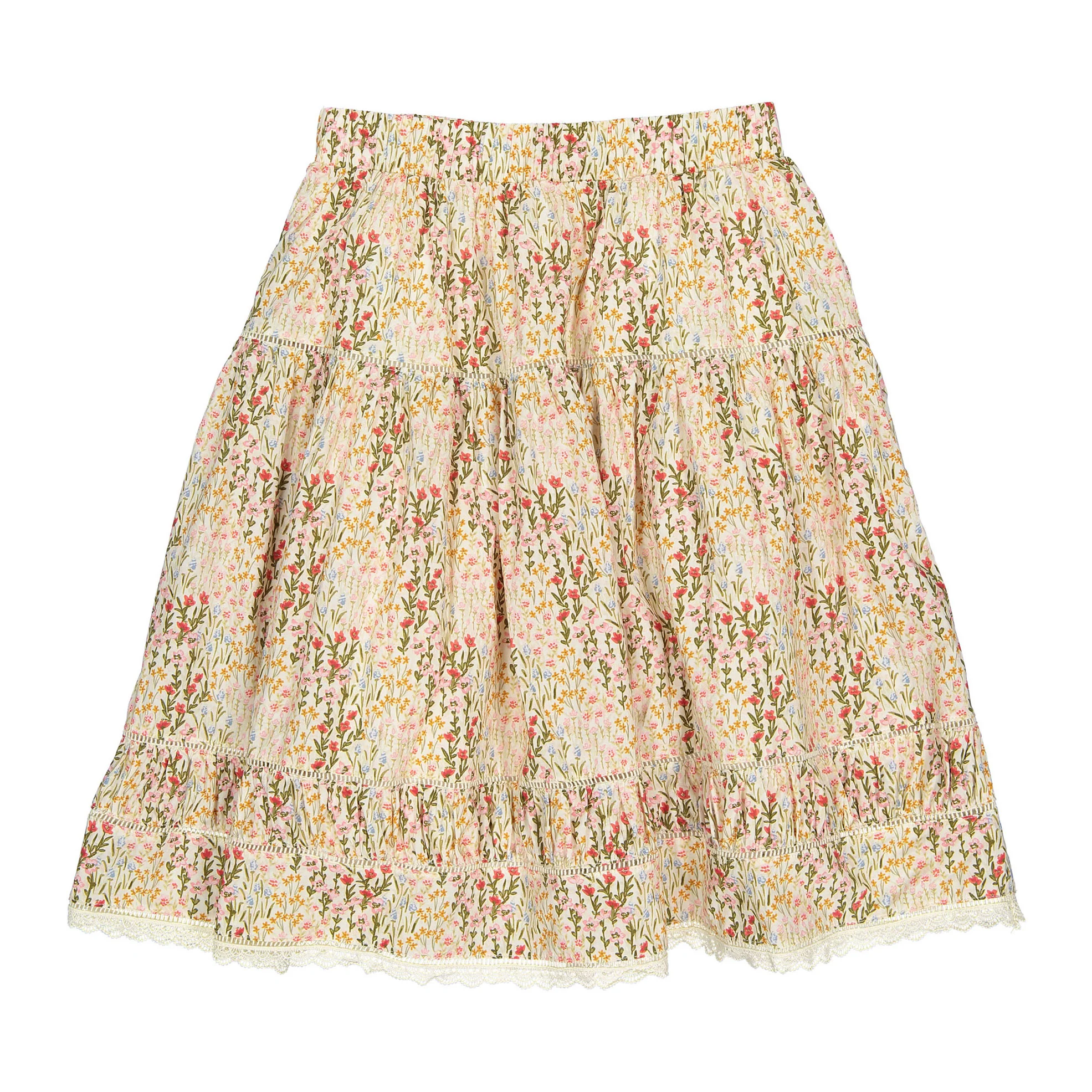 Darlin Floral Eyelet Skirt
