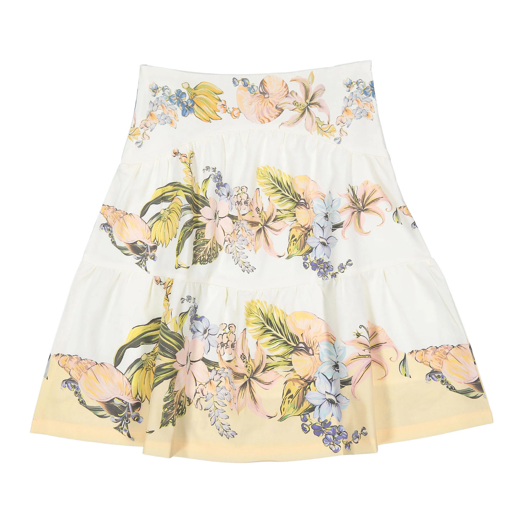 Darlin Floral Tiered Skirt