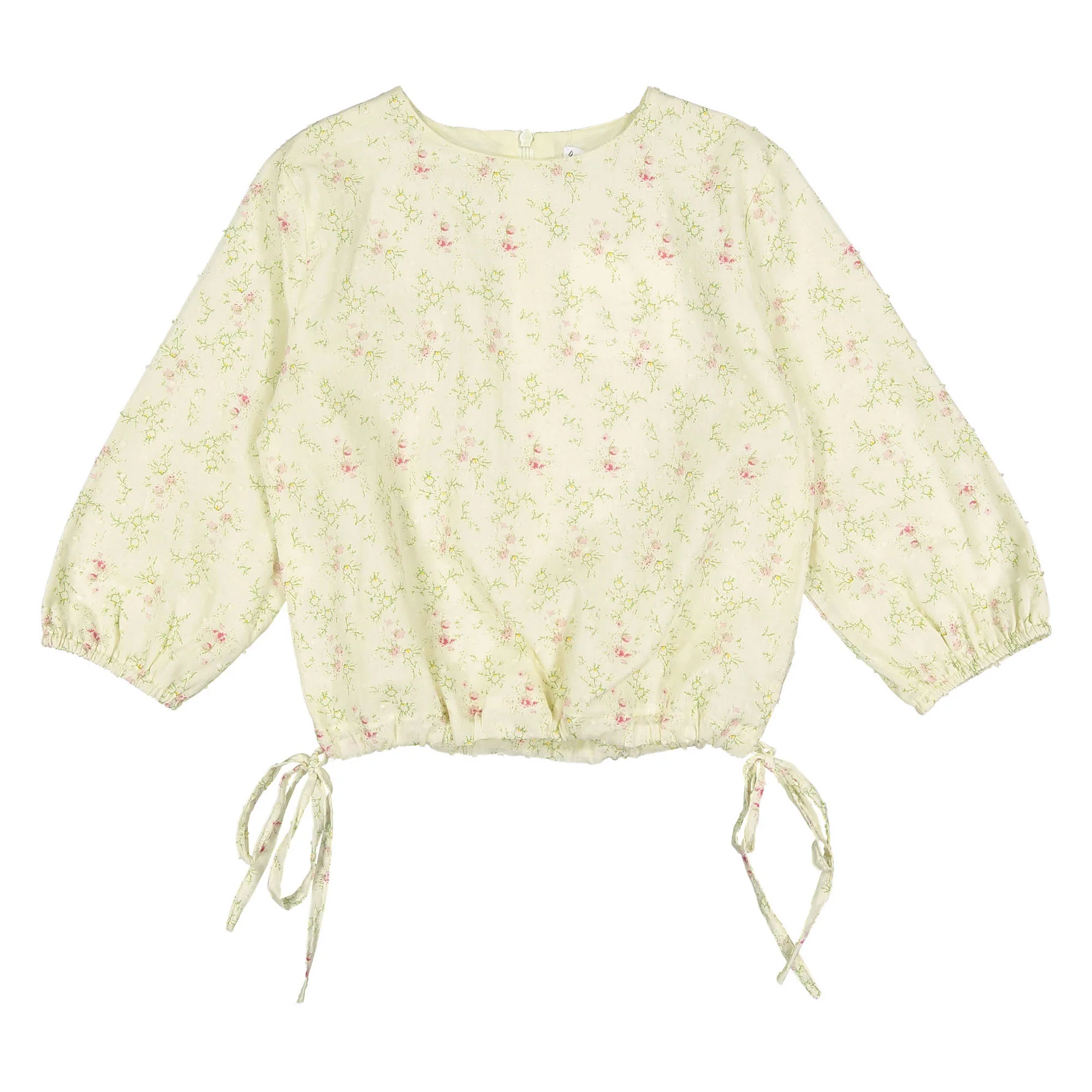 Darlin Soft Floral Drawstring Top