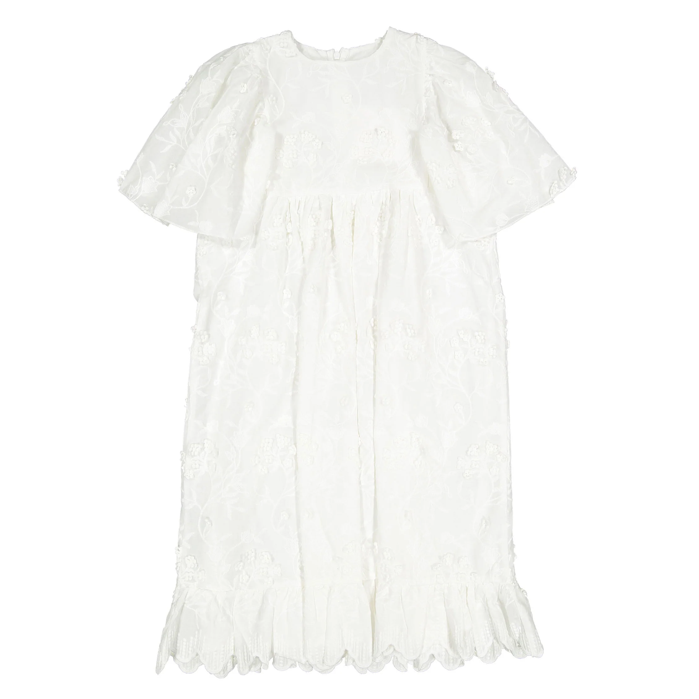 Darlin White Embroidred Dress