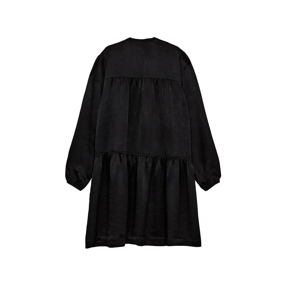 Designers Remix Black Lucille Shirt Dress - Image 4