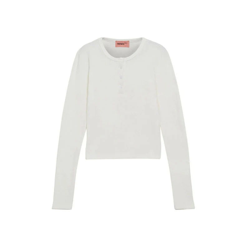 Designers Remix Cream Bryson Longsleeve Tshirt
