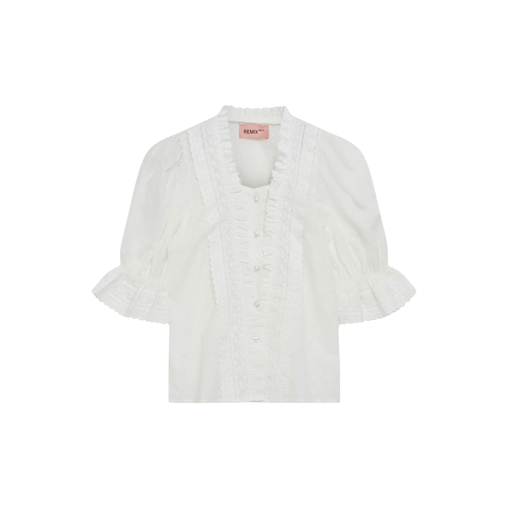 Designers Remix Cream Velma Lace Shirt