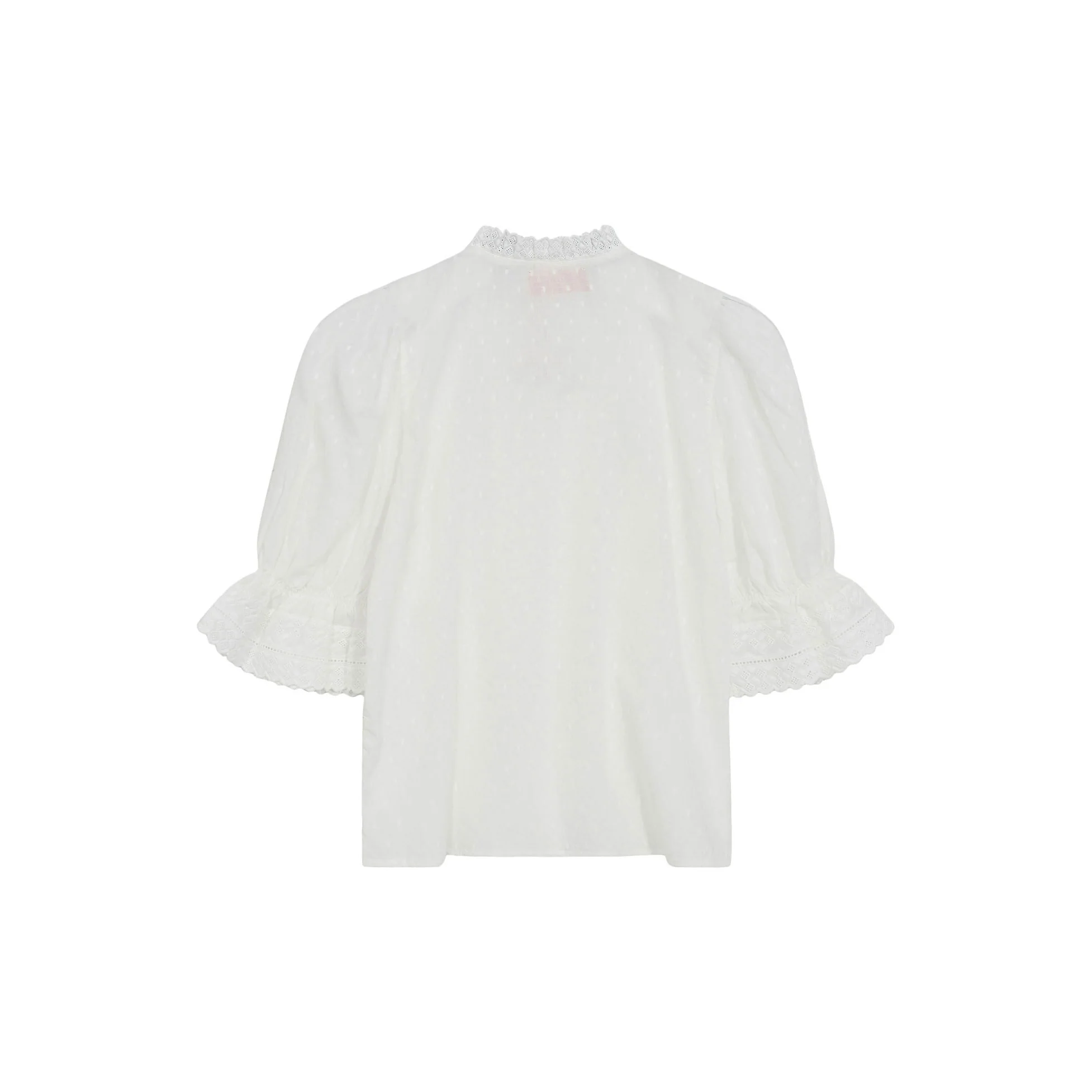 Designers Remix Cream Velma Lace Shirt - Image 3