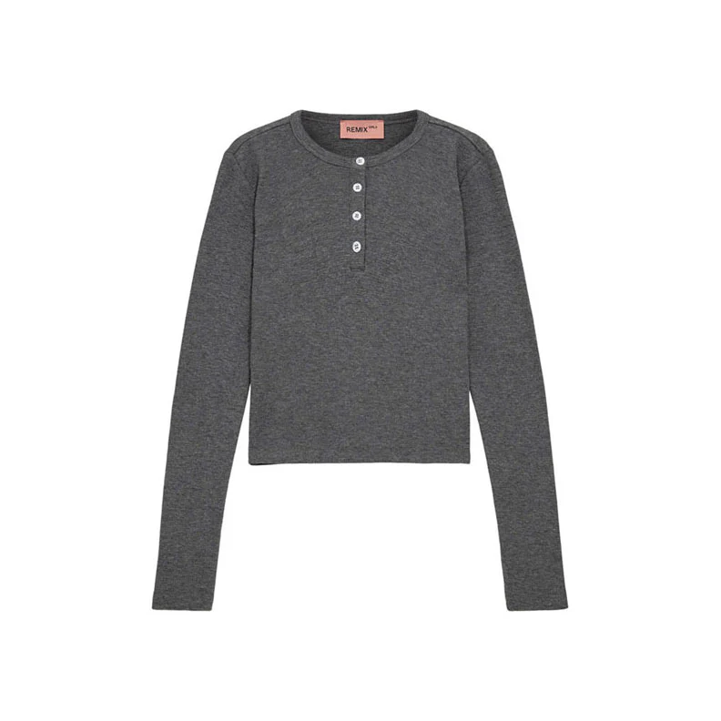 Designers Remix Grey Bryson Longsleeve Tshirt