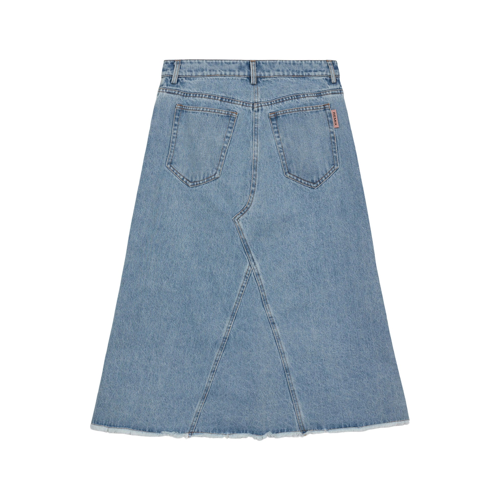 Designers Remix Light Denim Miles Skirt - Image 3
