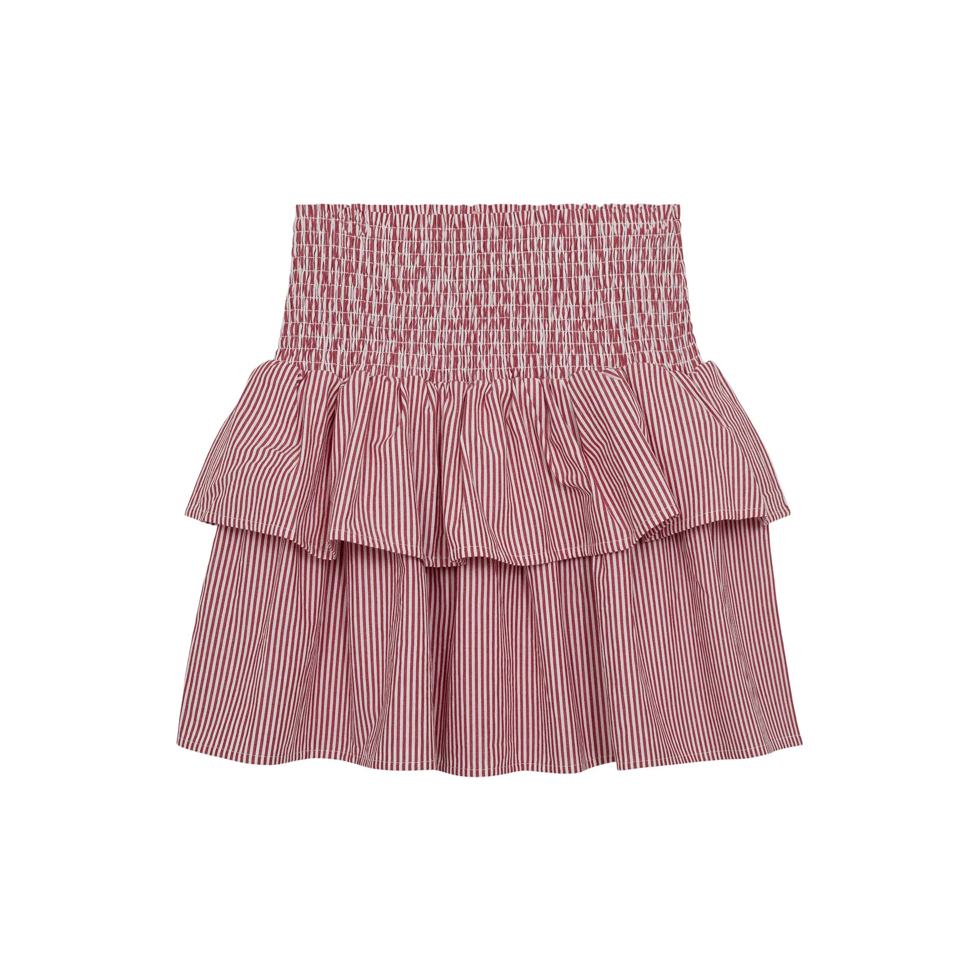 Designers Remix Red/White Stripes Harriet Mini Skirt