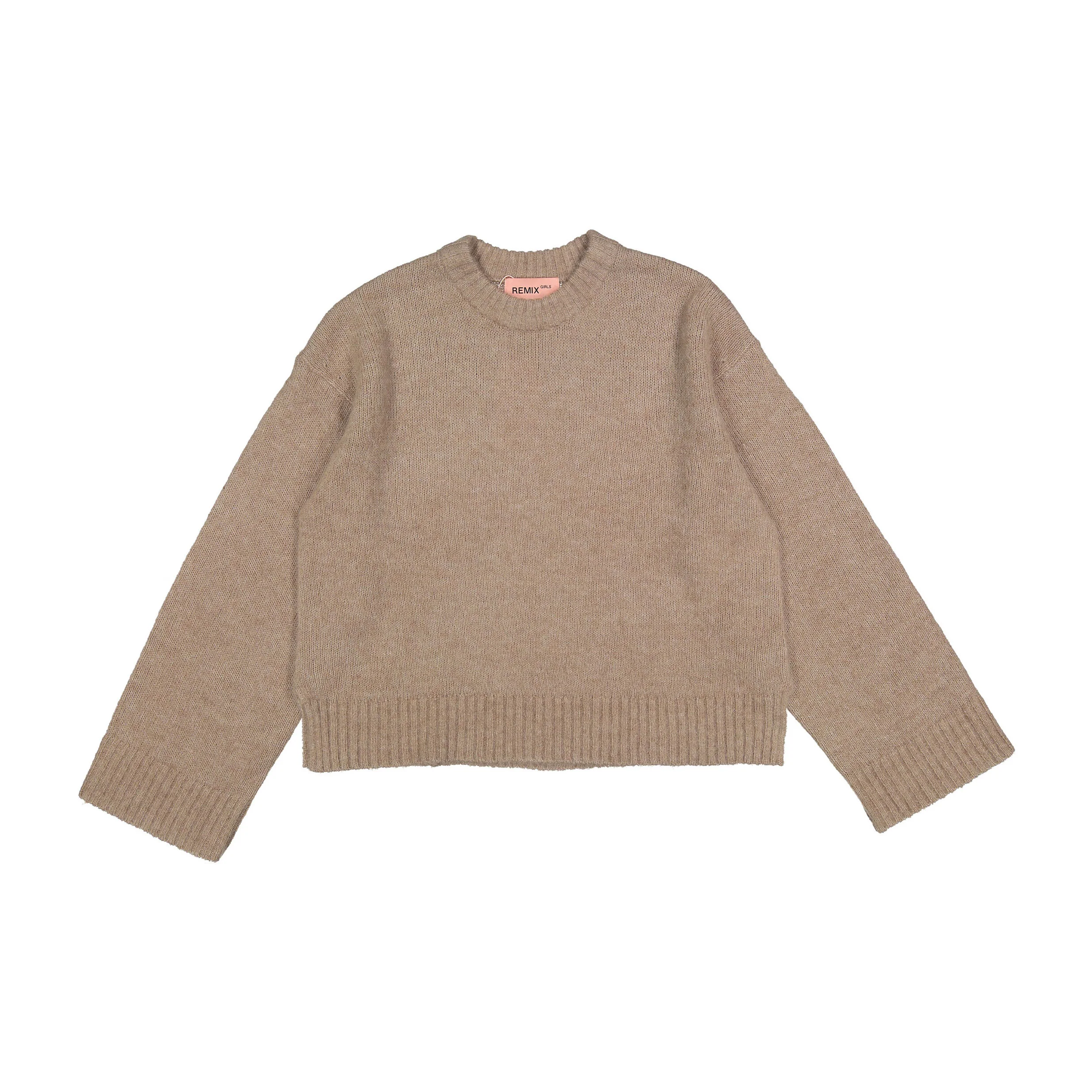 Designers Remix Tan Verona Slit Sweater