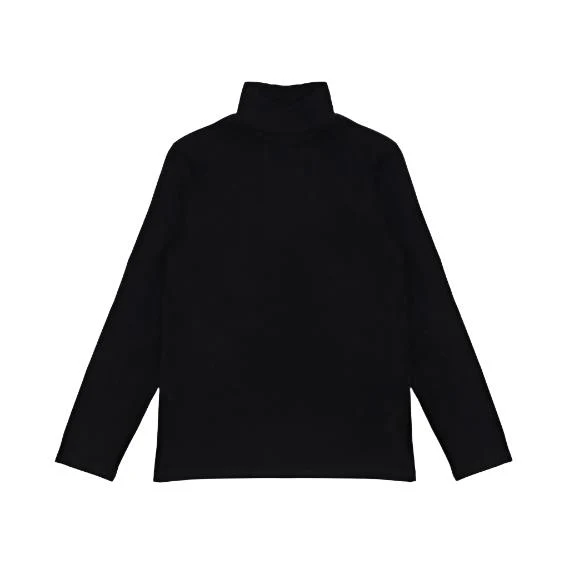 Dixie Black Solid Turtleneck