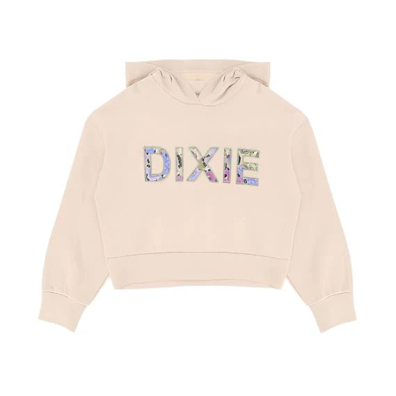 Dixie Cream Cropped Hoodie
