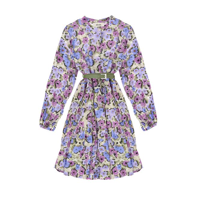Dixie Multicolor Tiered Dress