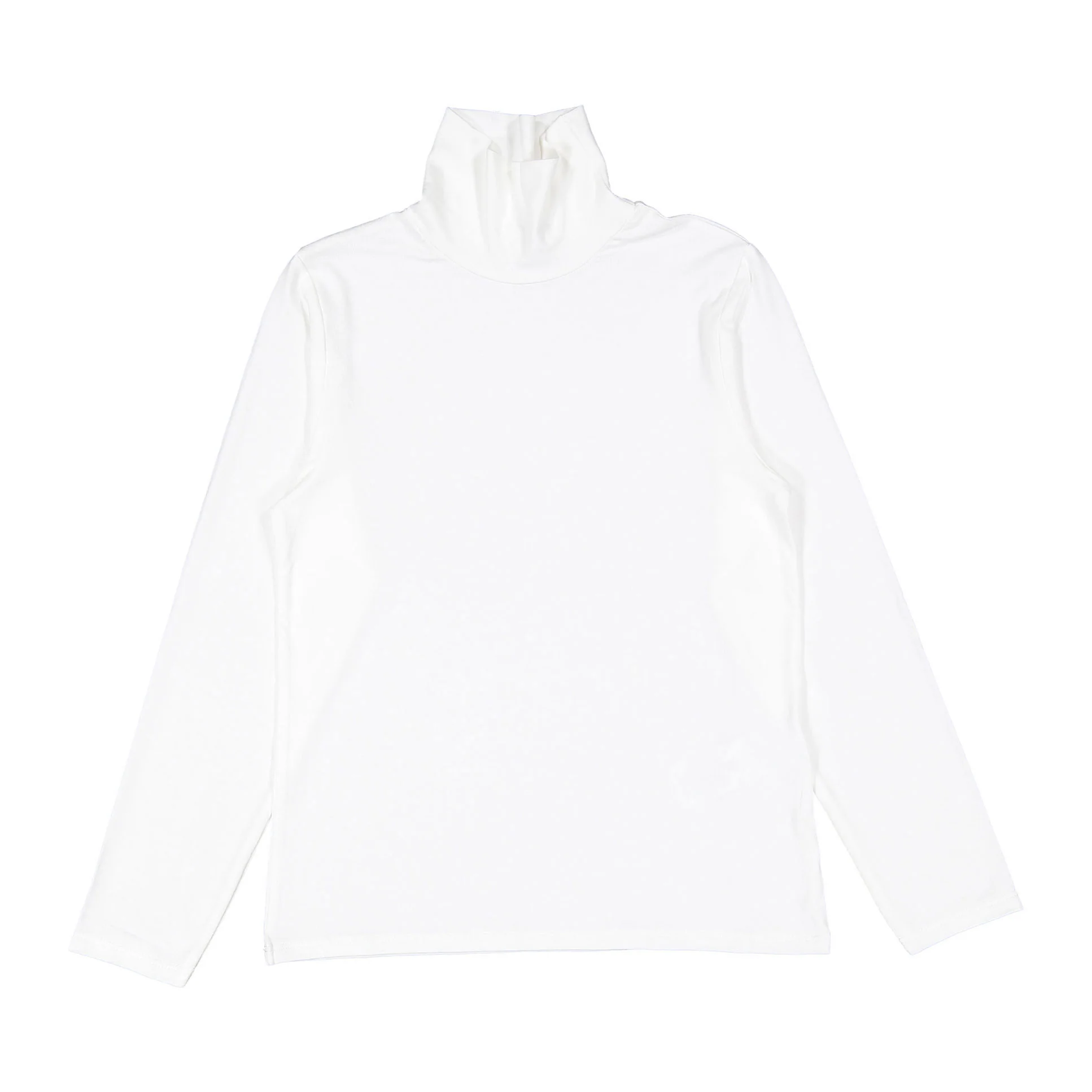 Dixie White Solid Turtleneck