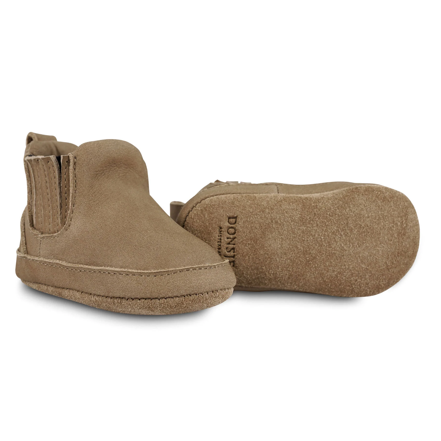 Donsje Brown Truffle Nubuck Booties - Image 2