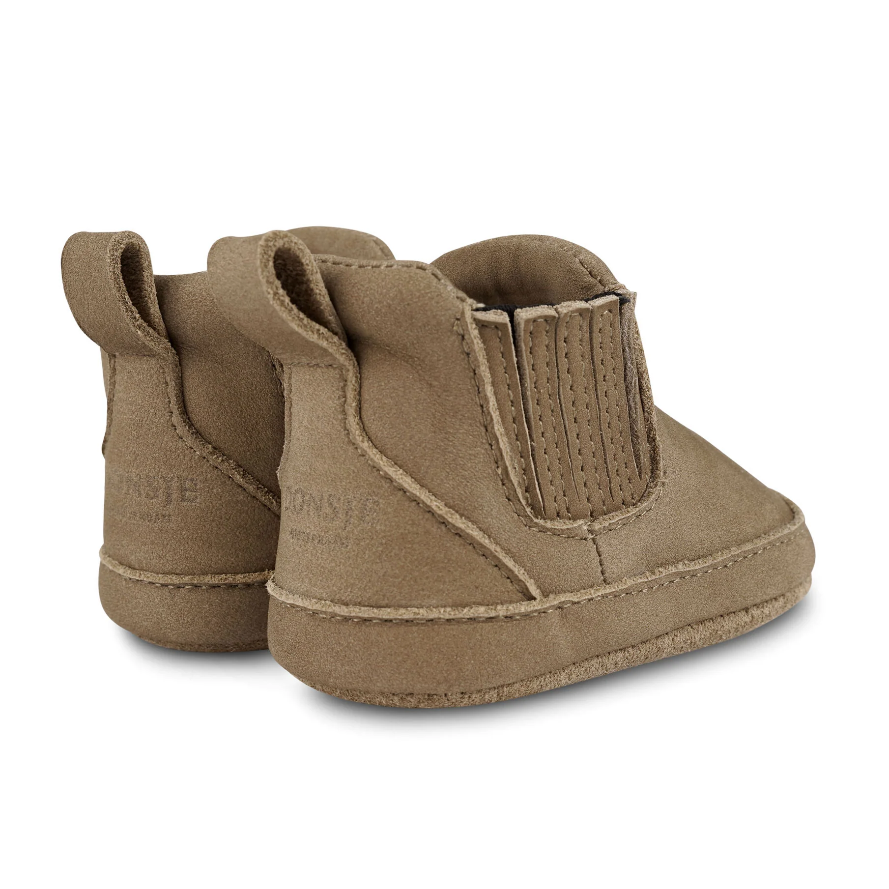 Donsje Brown Truffle Nubuck Booties - Image 3