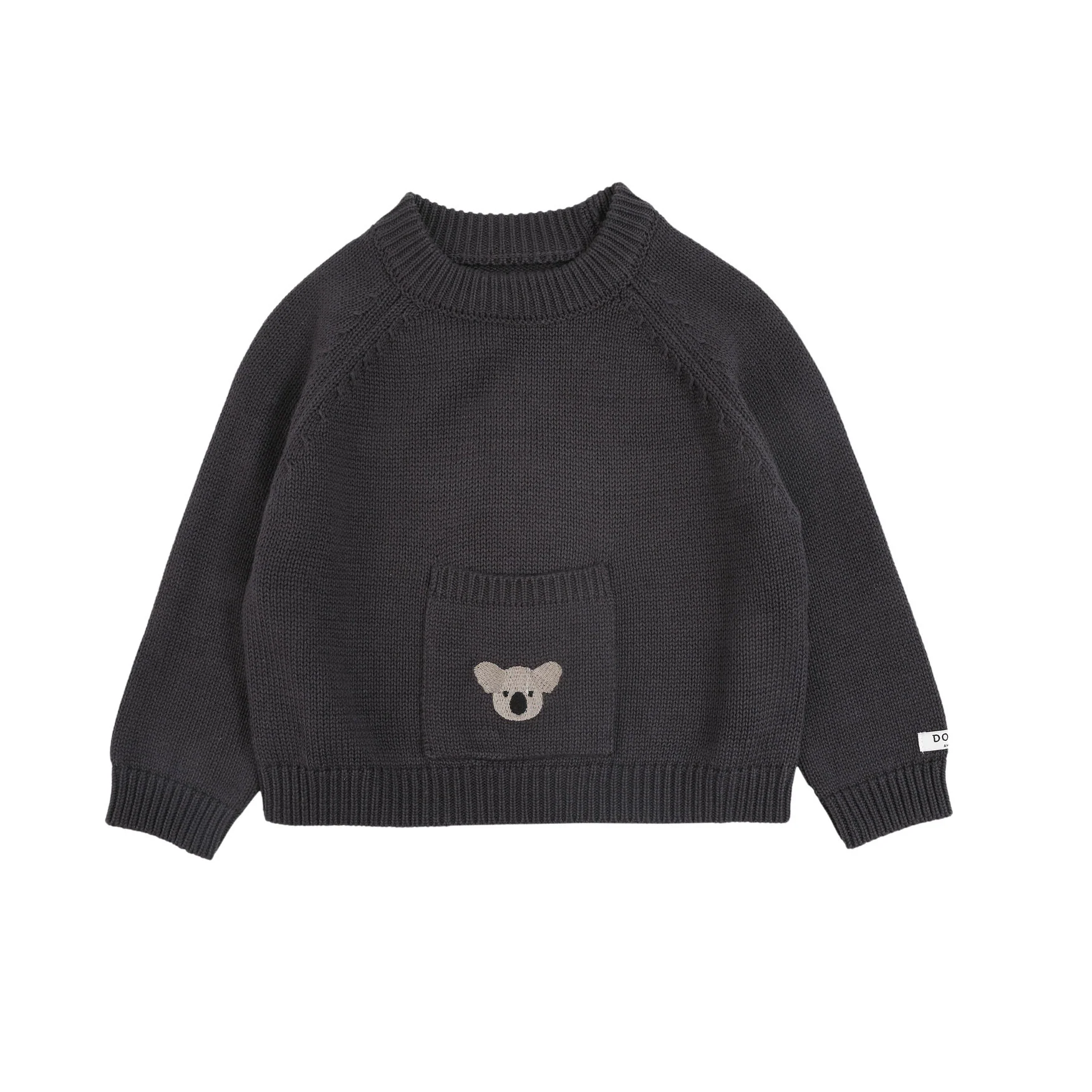 Donsje Cloudy Grey Koala Sweater