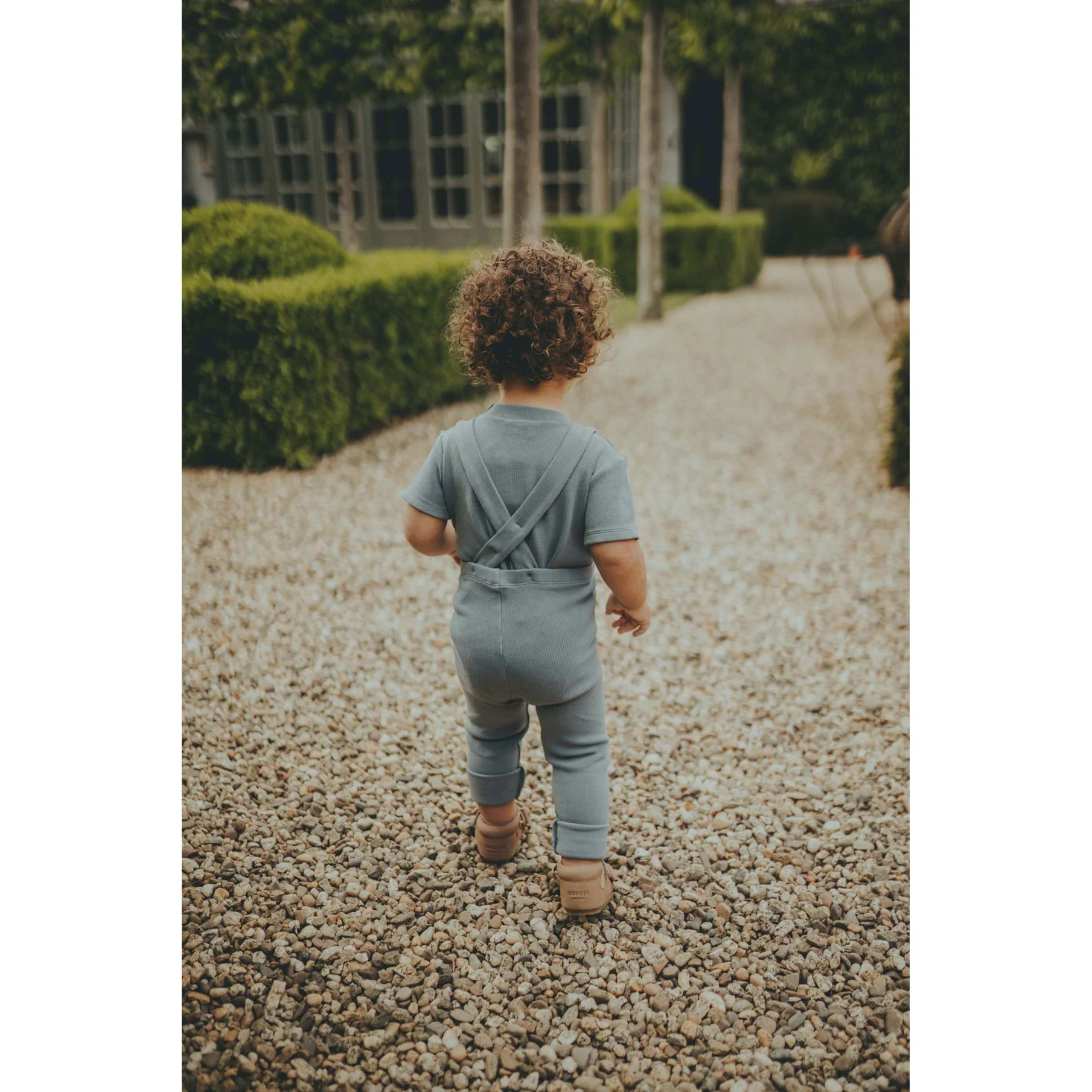 Donsje Foggy Blue Dena Suspender Leggings - Image 2